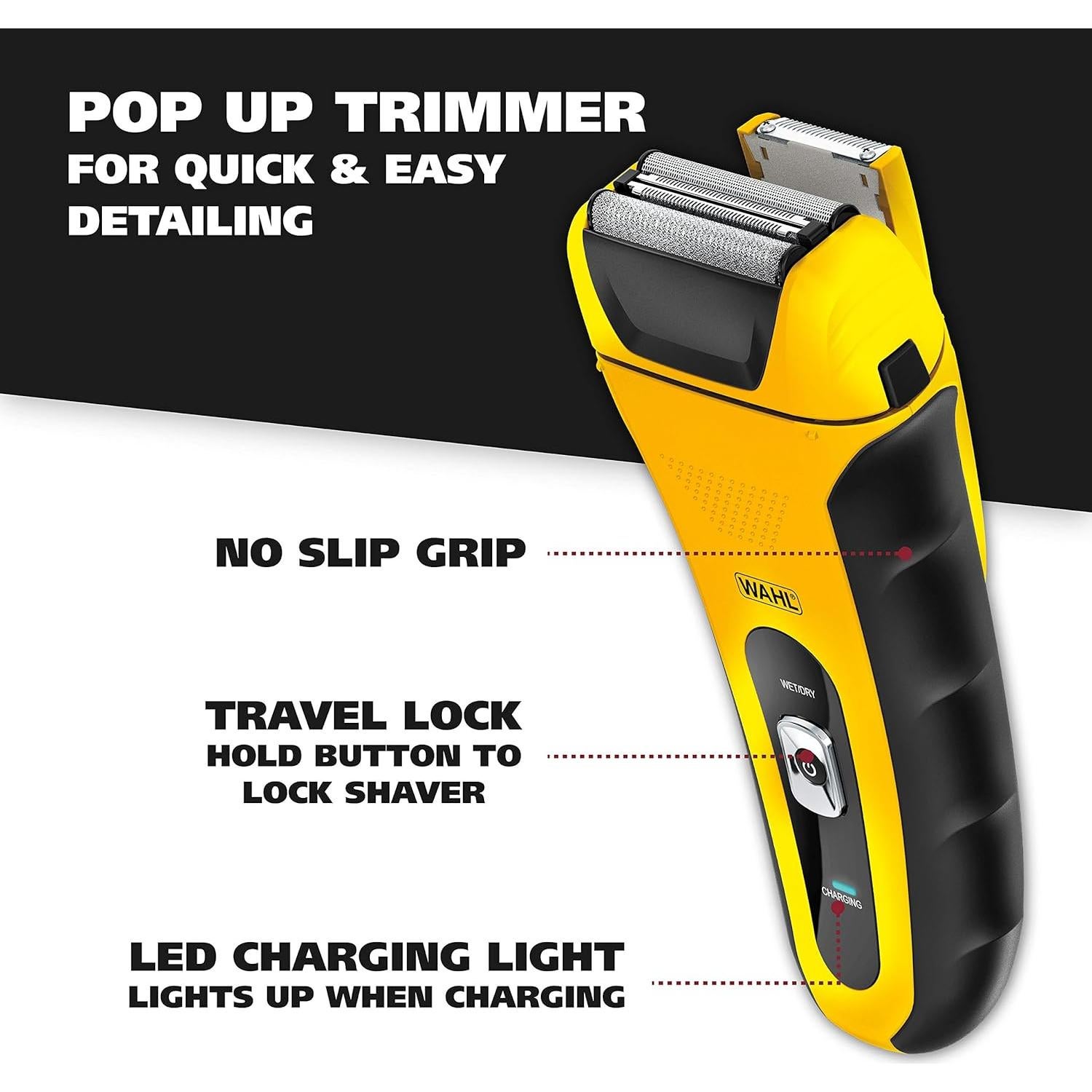 Afeitadora Recargable Impermeable Wahl 7061-100 Litio-Ion