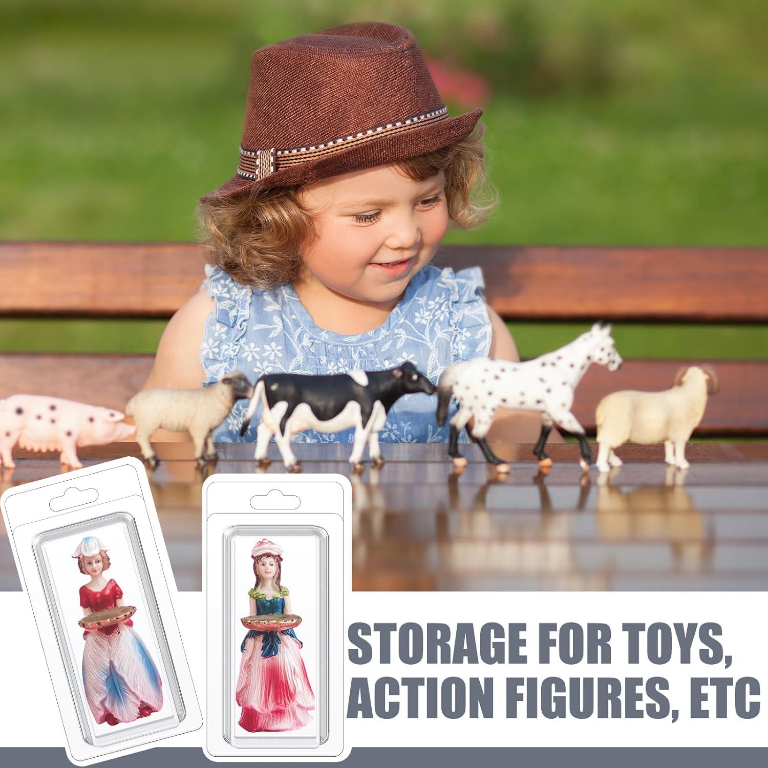 Estuches Protectores Clamshell Wesiti 50 Pcs para Figuras