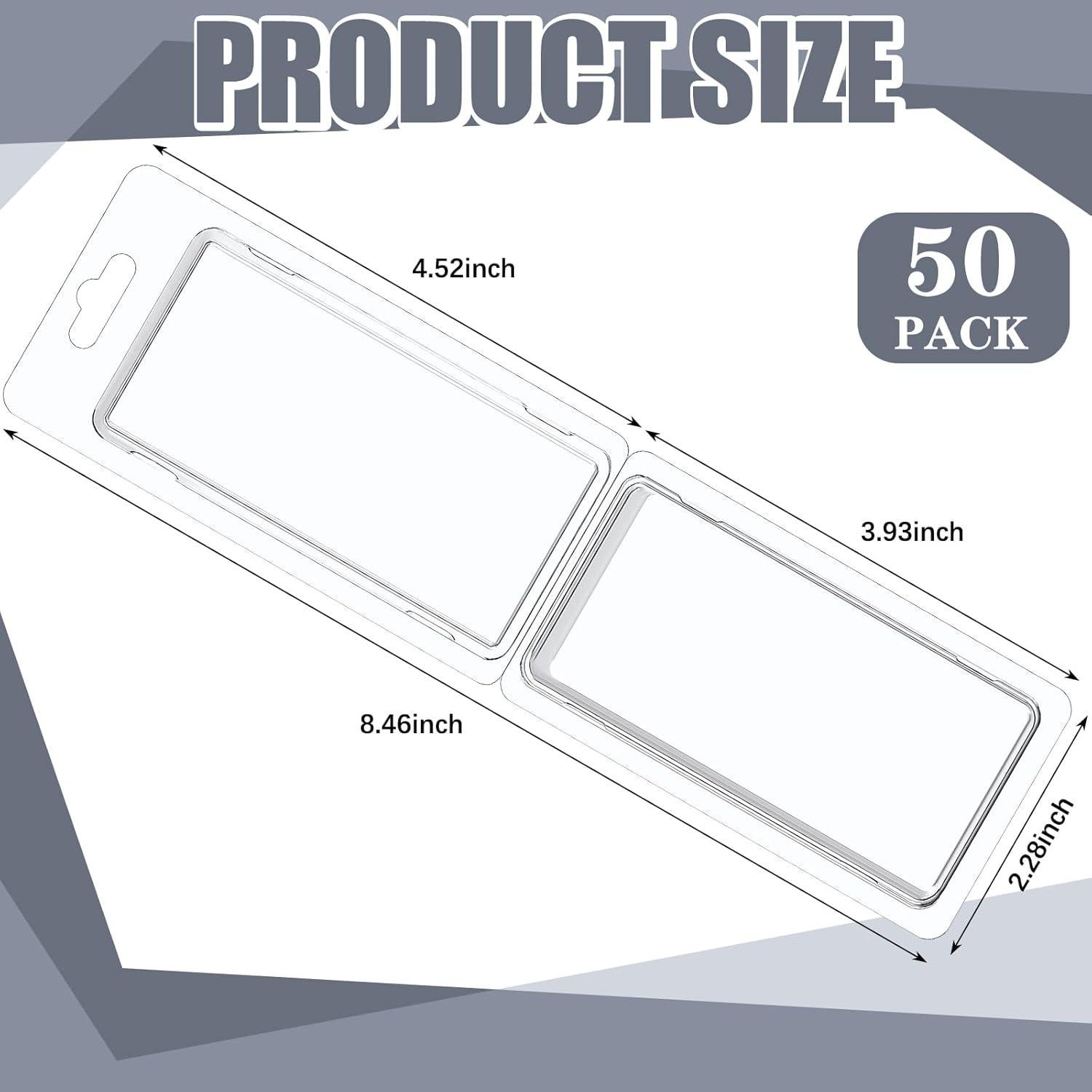 Estuches Protectores Clamshell Wesiti 50 Pcs para Figuras