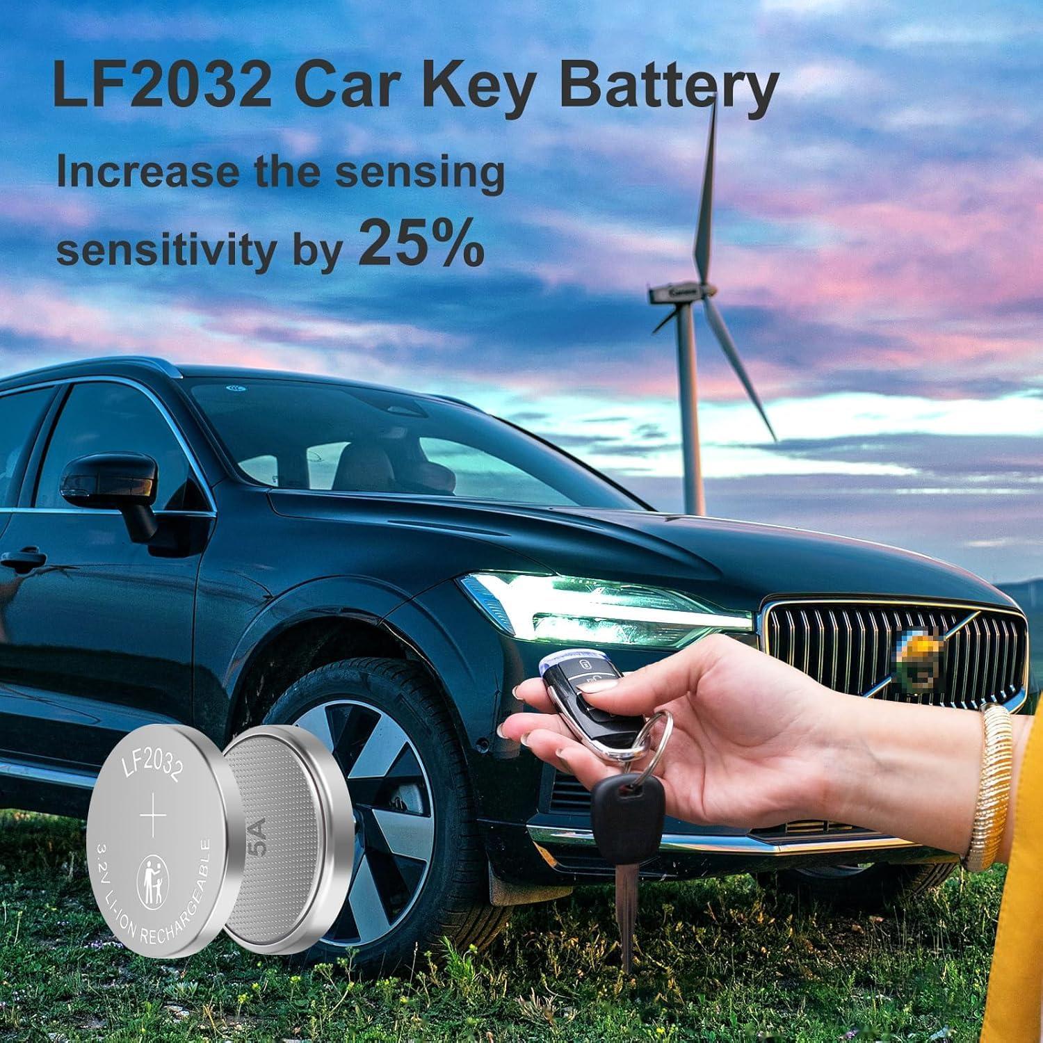 Baterías Recargables CR2032 3V 45mAh + Cargador USB-C