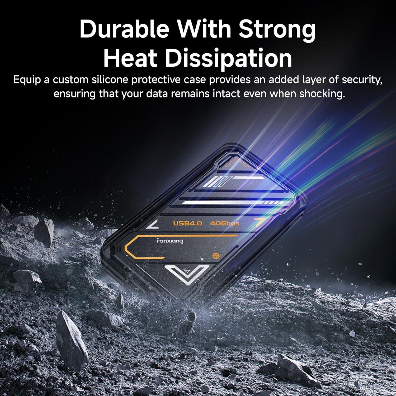 SSD Externo 1TB Fanxiang PS3000 USB 4.0 hasta 3800MB/s