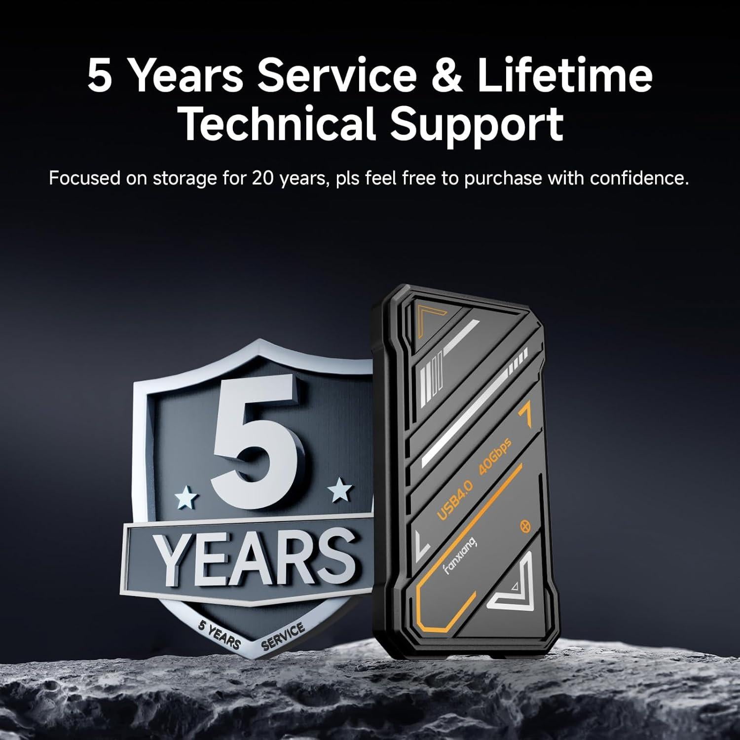 SSD Externo 1TB Fanxiang PS3000 USB 4.0 hasta 3800MB/s