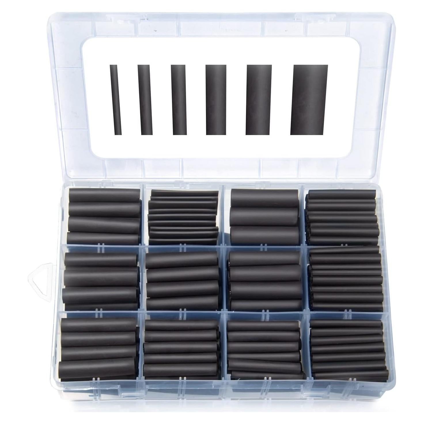Kit de Tubos Termocontraíbles MILAPEAK 300pcs 3:1 Negro