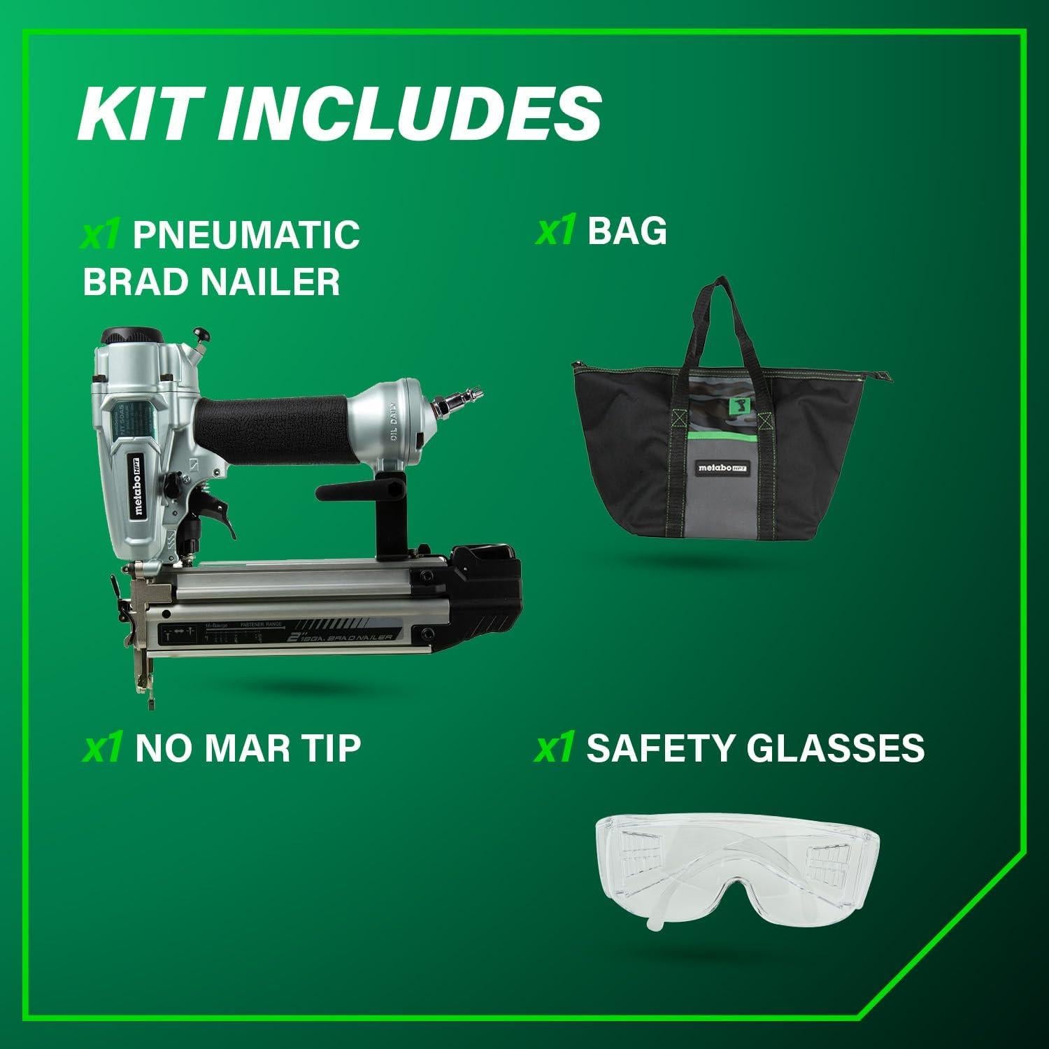 Clavadora Neumática Metabo HPT NT50A5 18 Gauge 1.31 kg