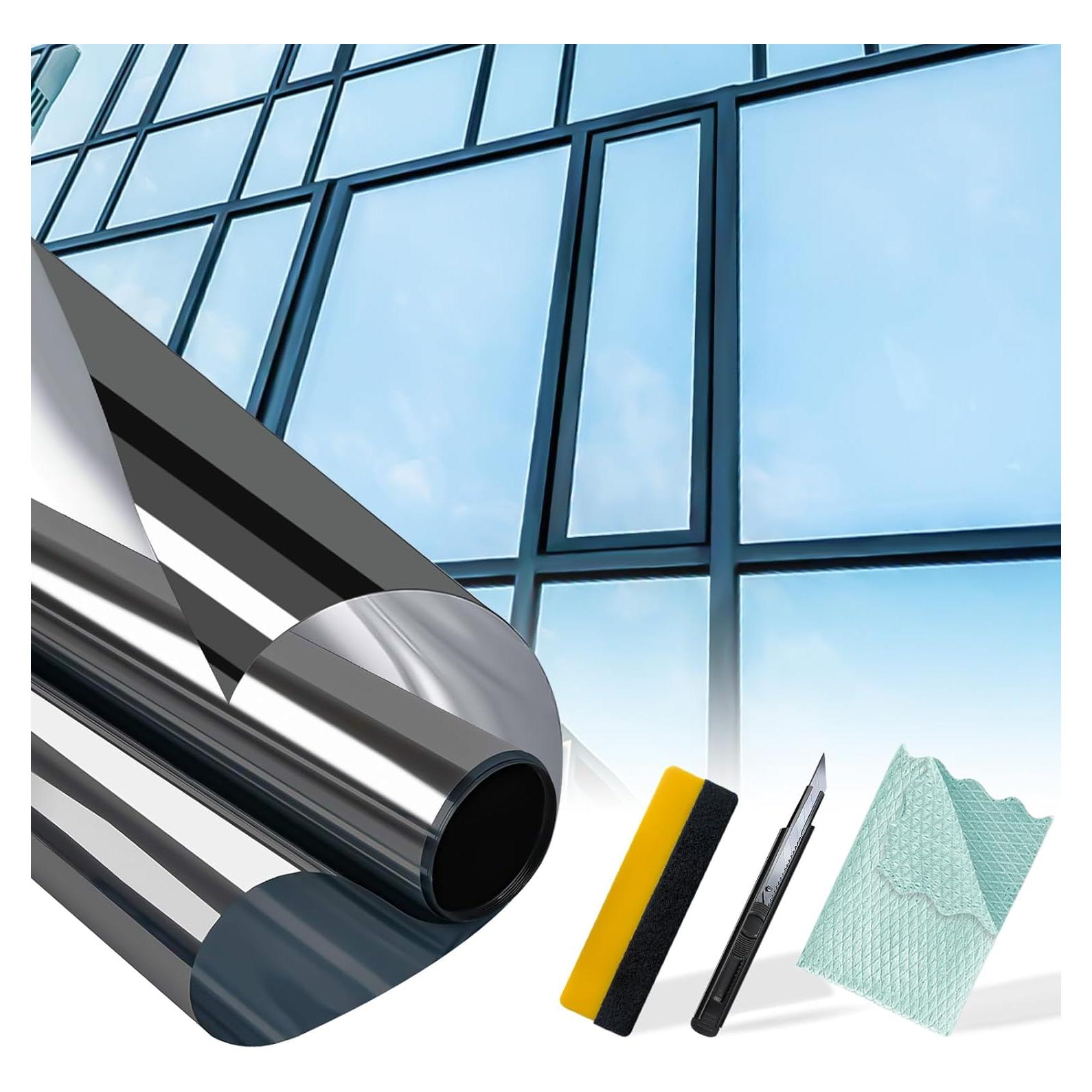 Película de Privacidad Niviy 30x200cm Reflectante UV 99%