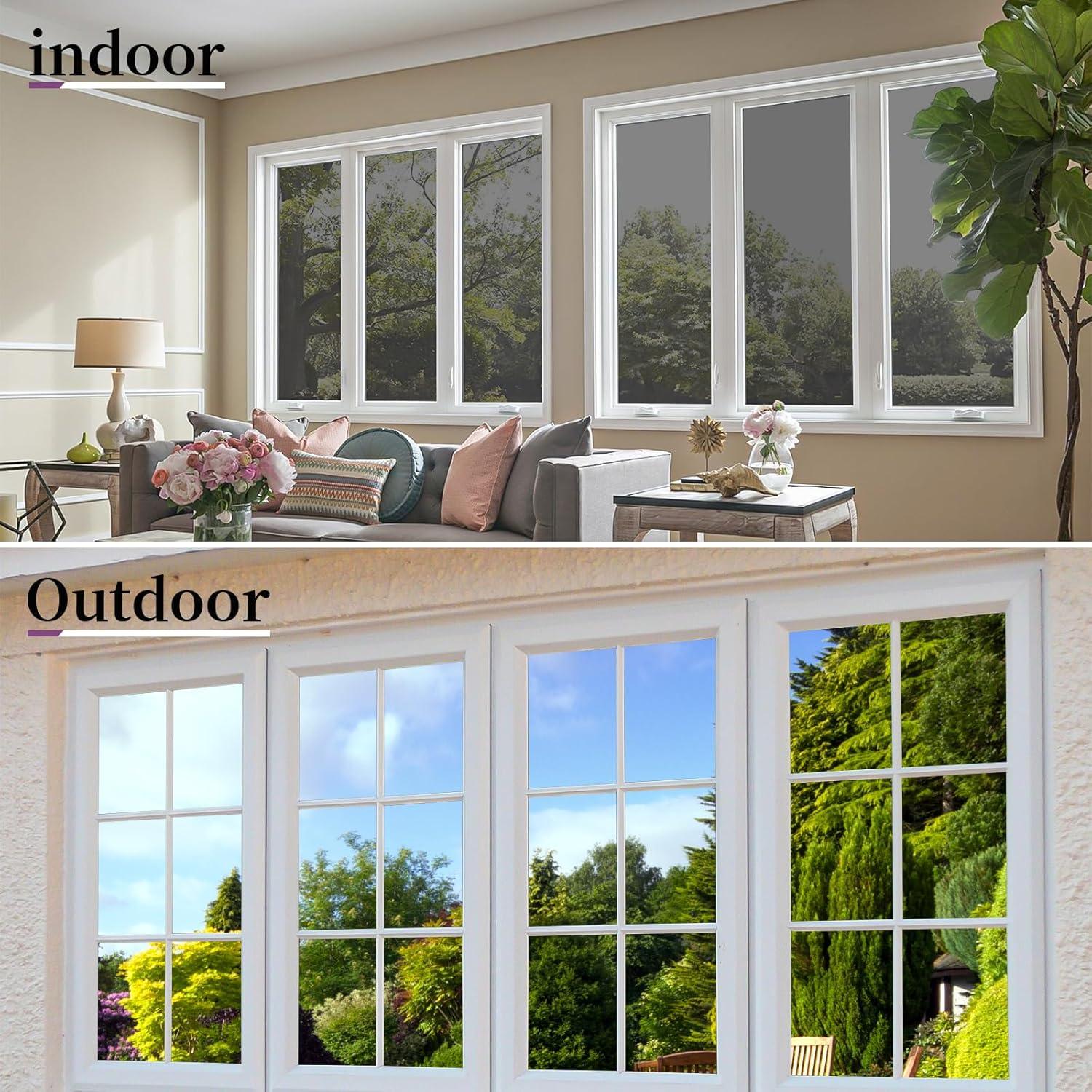 Película de Privacidad Niviy 30x200cm Reflectante UV 99%