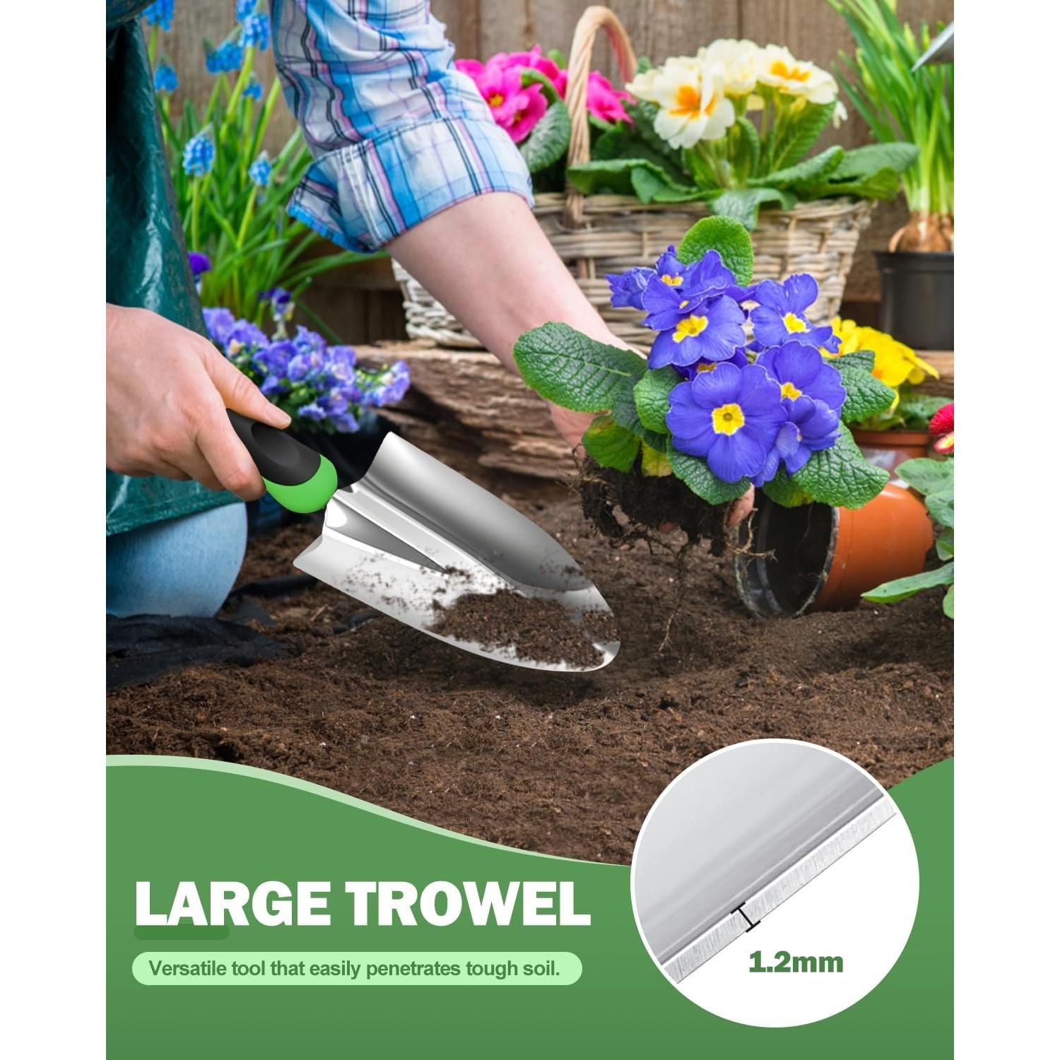 Juego de Herramientas de Jardín Monkrict 3 Piezas Ergonómico