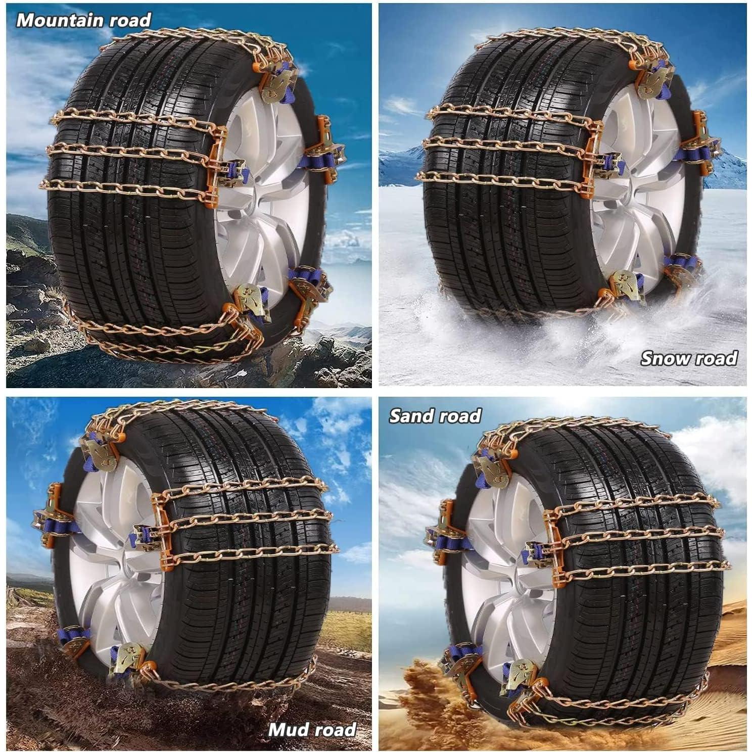 Cadenas Antideslizantes para Neumáticos Unilove 195-225mm