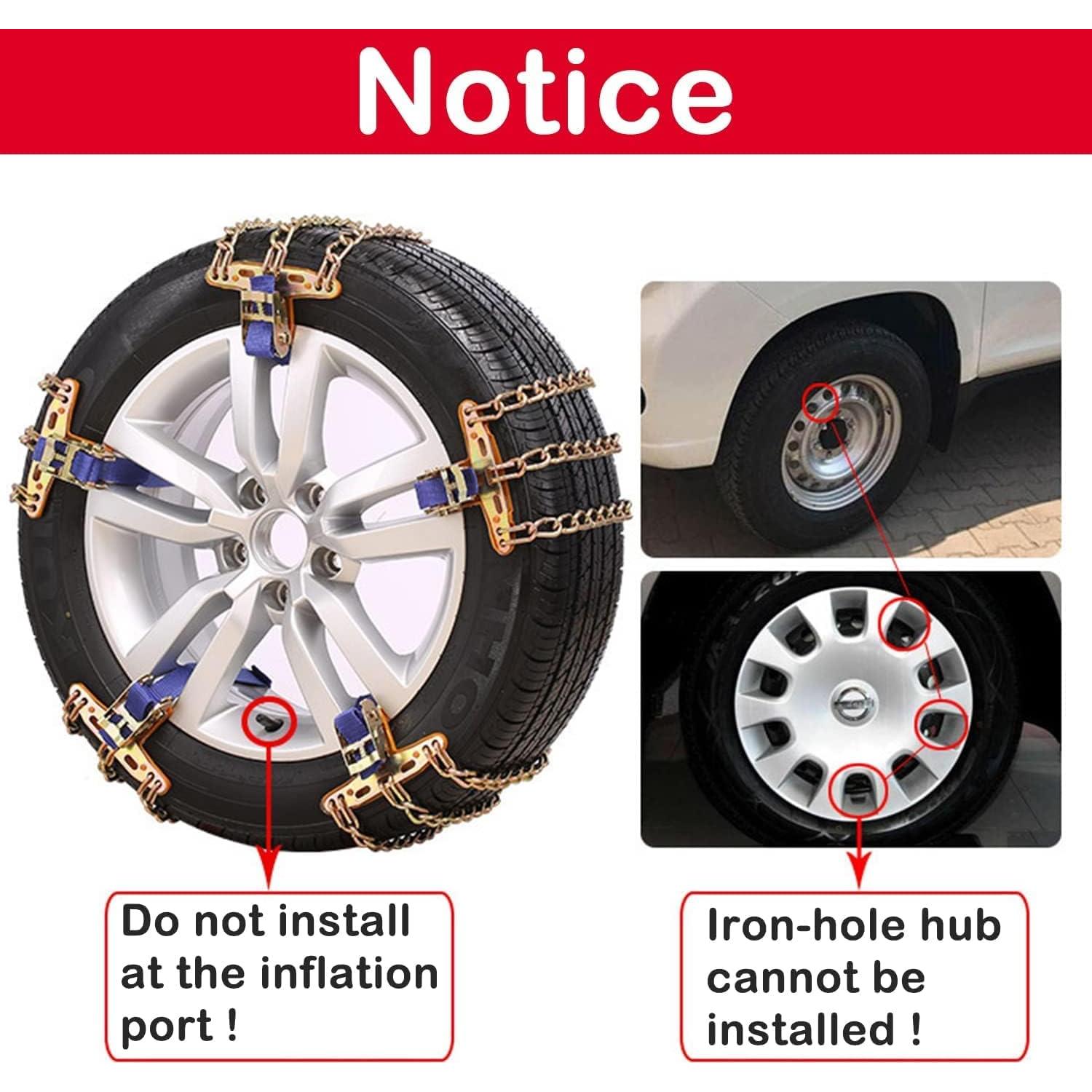 Cadenas Antideslizantes para Neumáticos Unilove 195-225mm