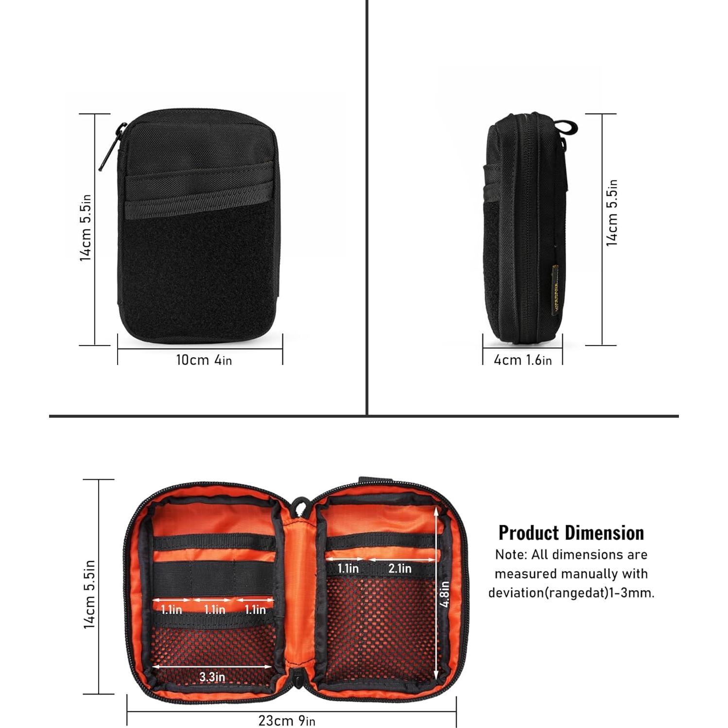 Organizador EDC VIPERADE VE26 Pouch Pequeño 11 Compartimentos