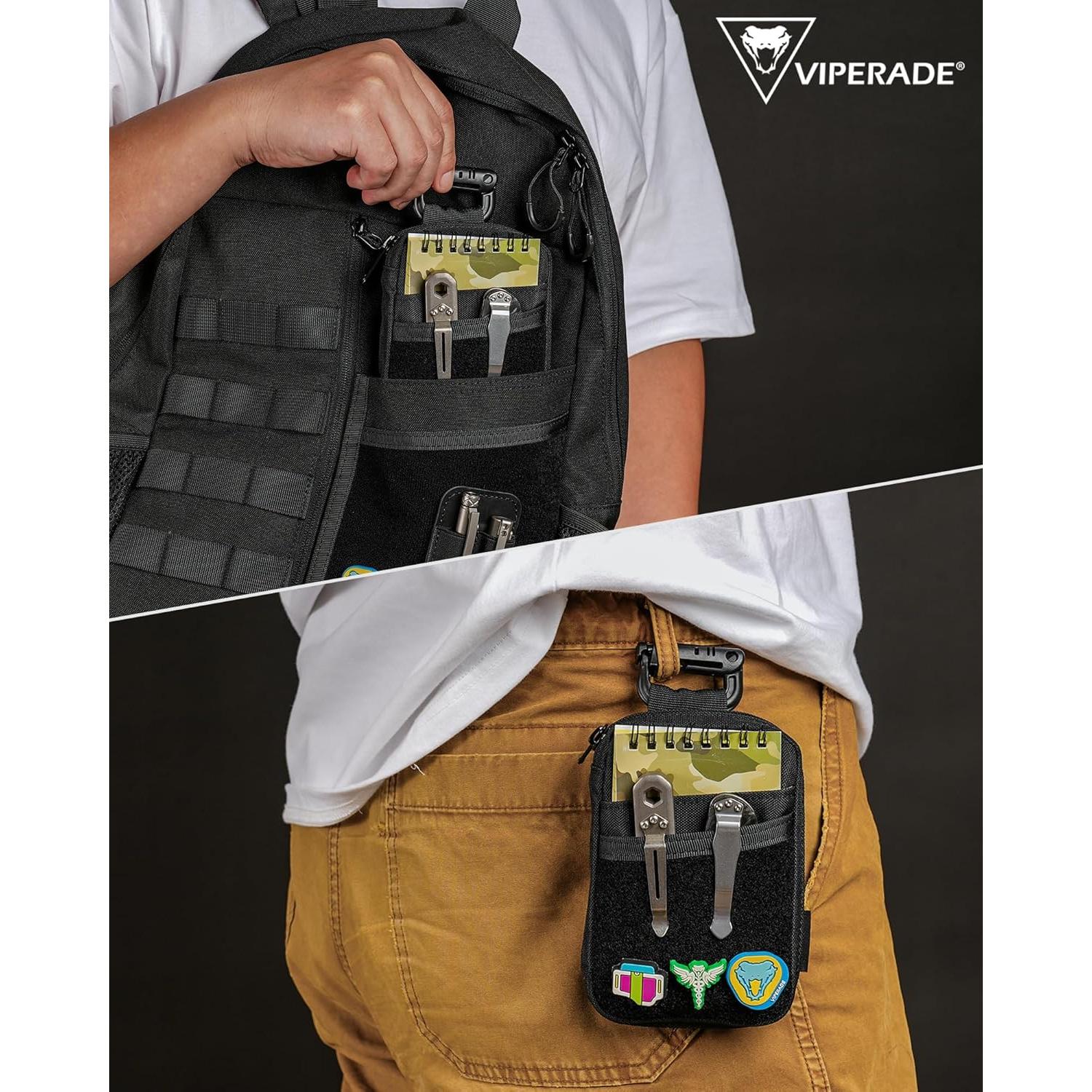 Organizador EDC VIPERADE VE26 Pouch Pequeño 11 Compartimentos