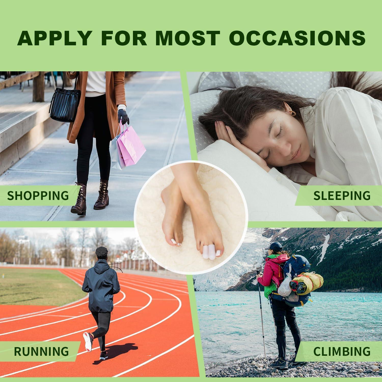 Protectores de Dedos de Silicona Niupiour - 14 Paquetes Medianos