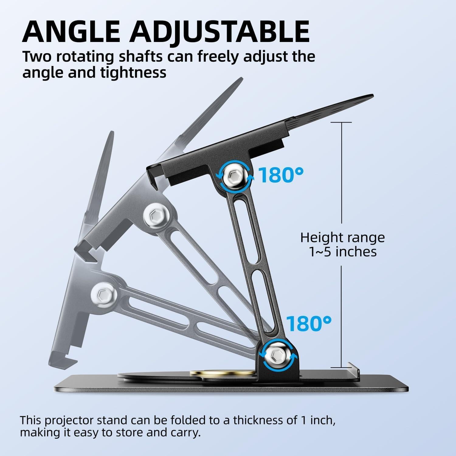 Soporte de Proyector UYI Plegable 360° Ajustable 13.6 kg