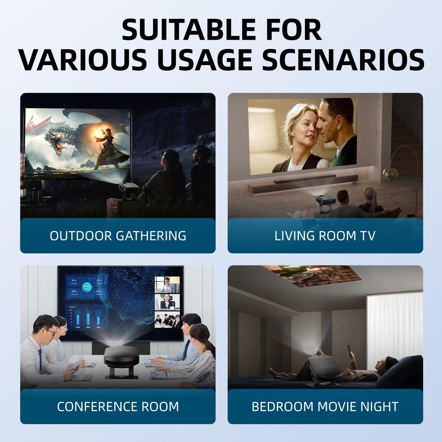 Soporte de Proyector UYI Plegable 360° Ajustable 13.6 kg