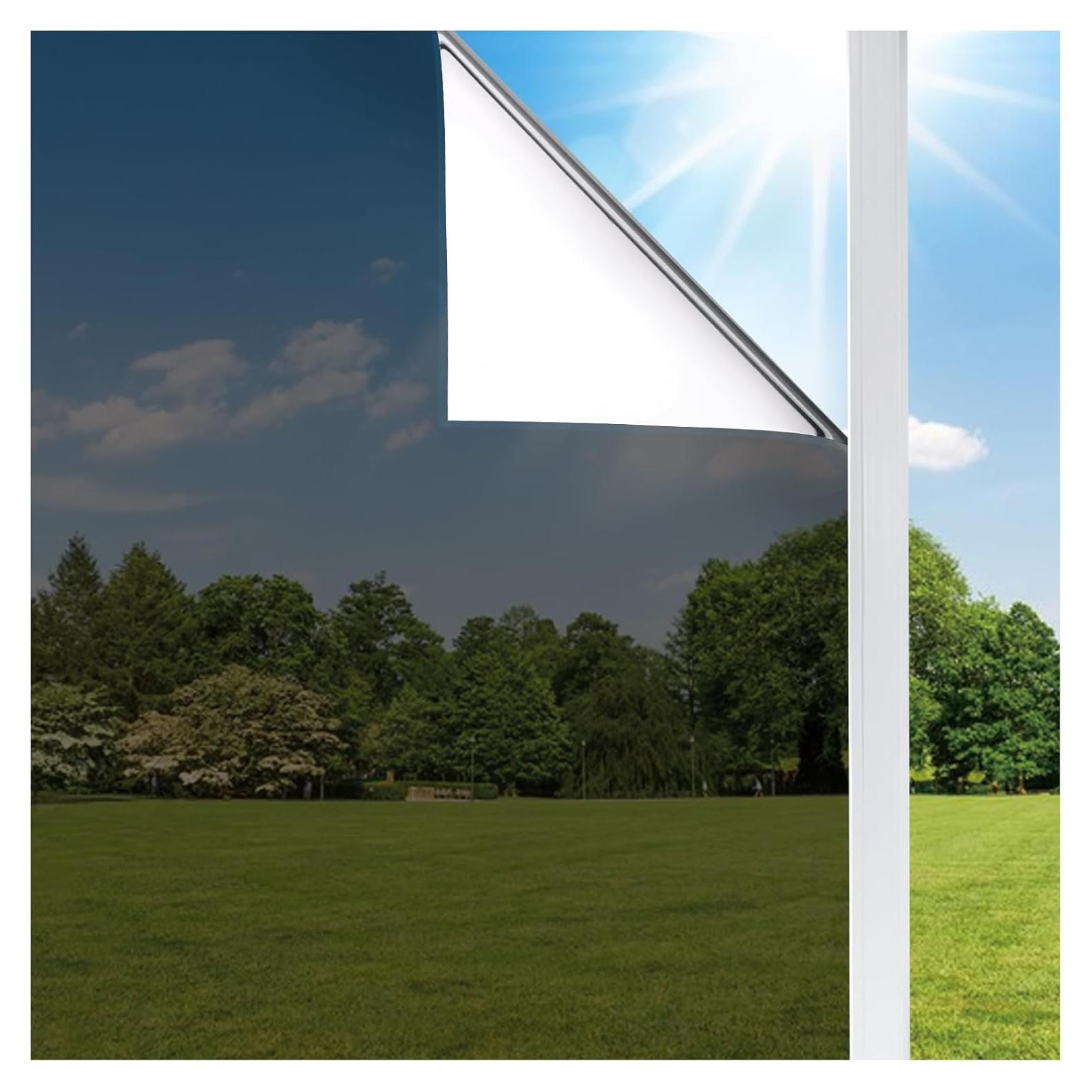 Película de Privacidad Coavas 44.5x200 cm Anti UV Cling Estático