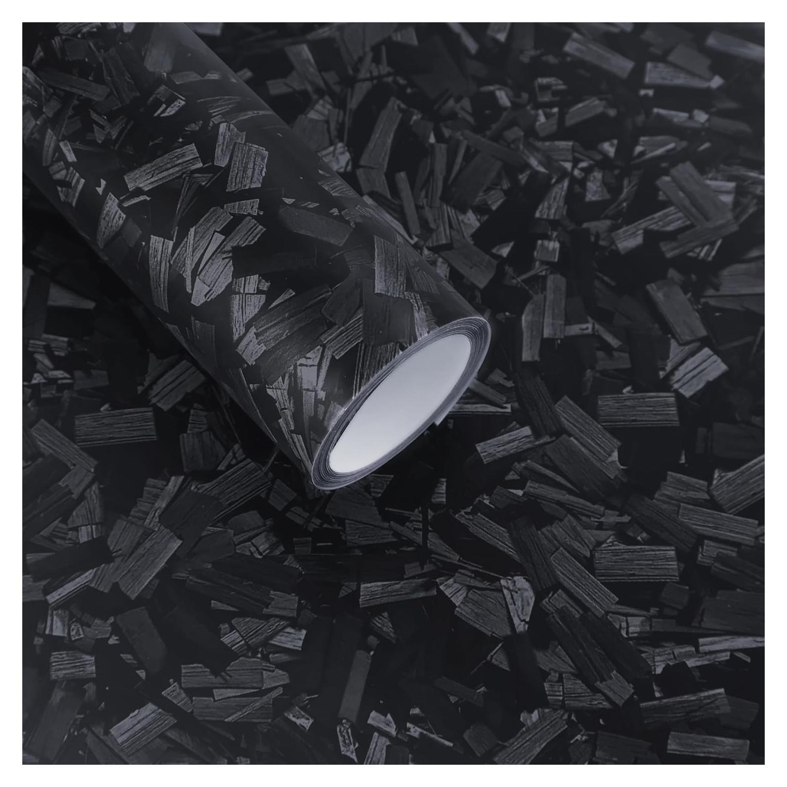 Envoltura de Vinilo Lypumso 30.48x152.4cm Carbono Negro