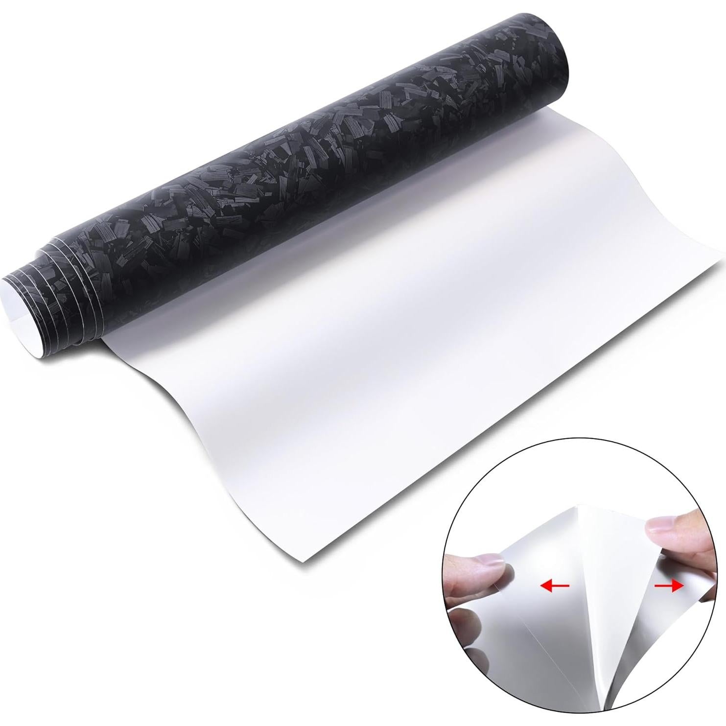 Envoltura de Vinilo Lypumso 30.48x152.4cm Carbono Negro