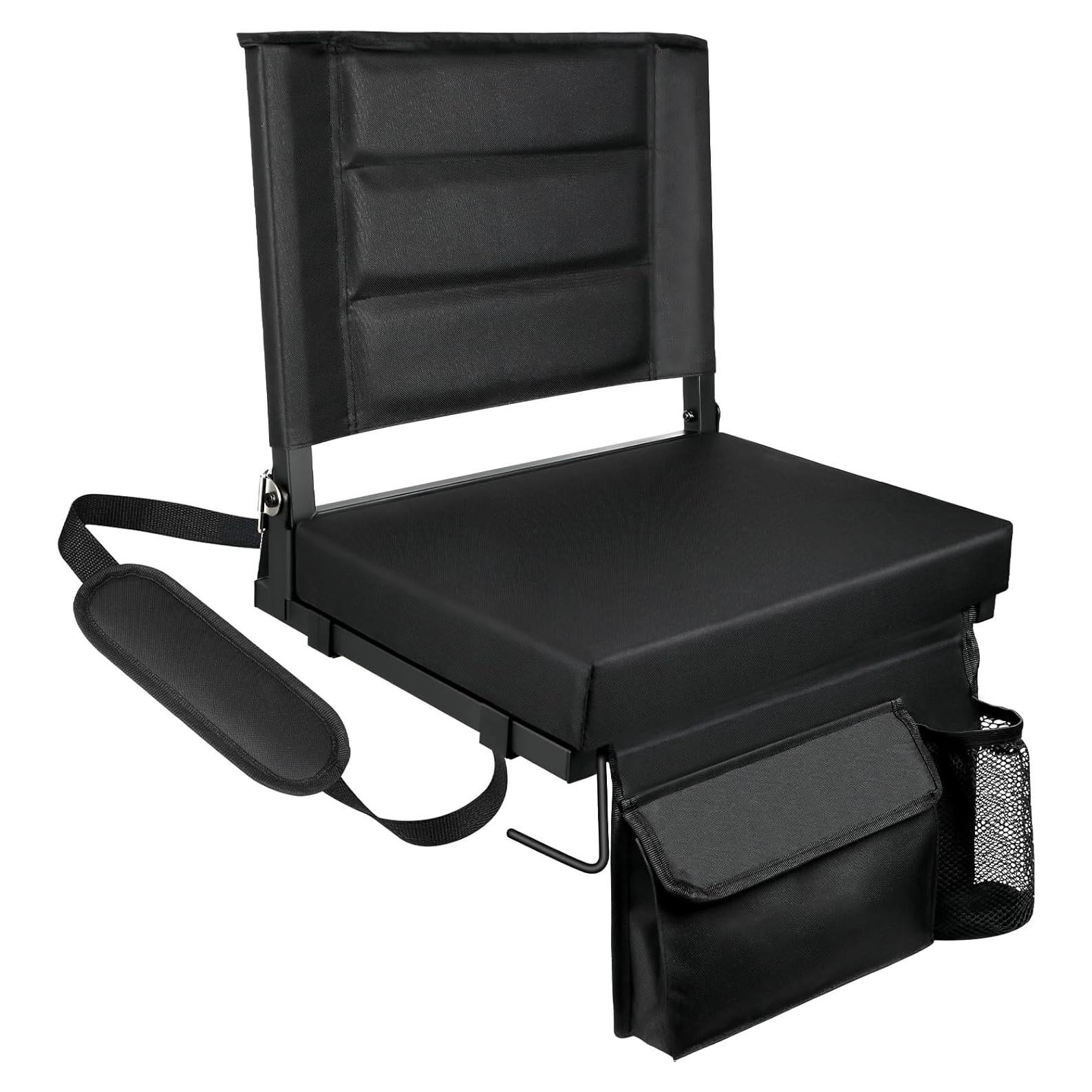 Silla de Estadio Plegable LLEVTIC con Cojín Desmontable