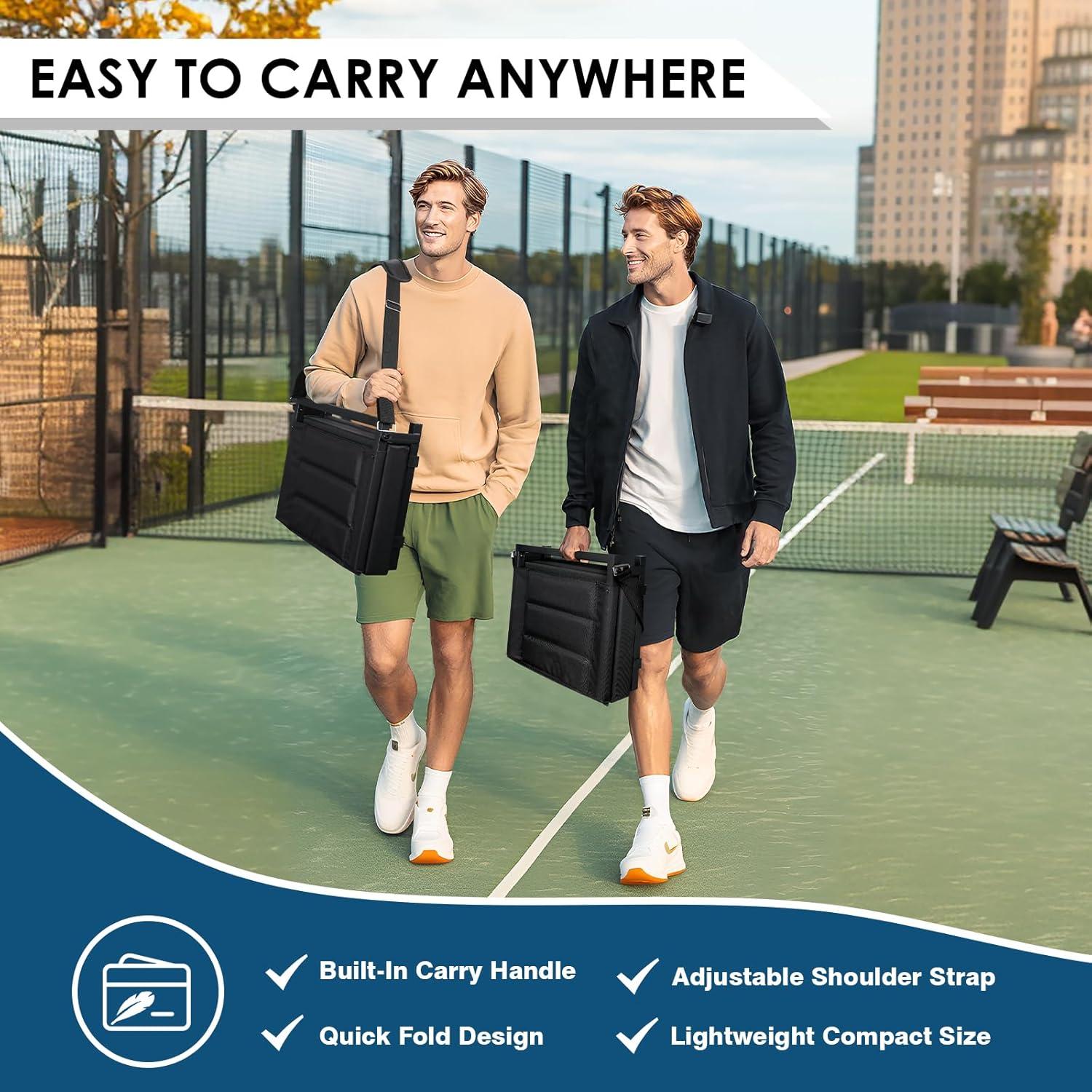 Silla de Estadio Plegable LLEVTIC con Cojín Desmontable