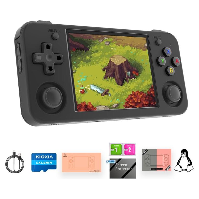 Consola de juegos portátil Anbernic RG35XX H 64GB pantalla 3.5"
