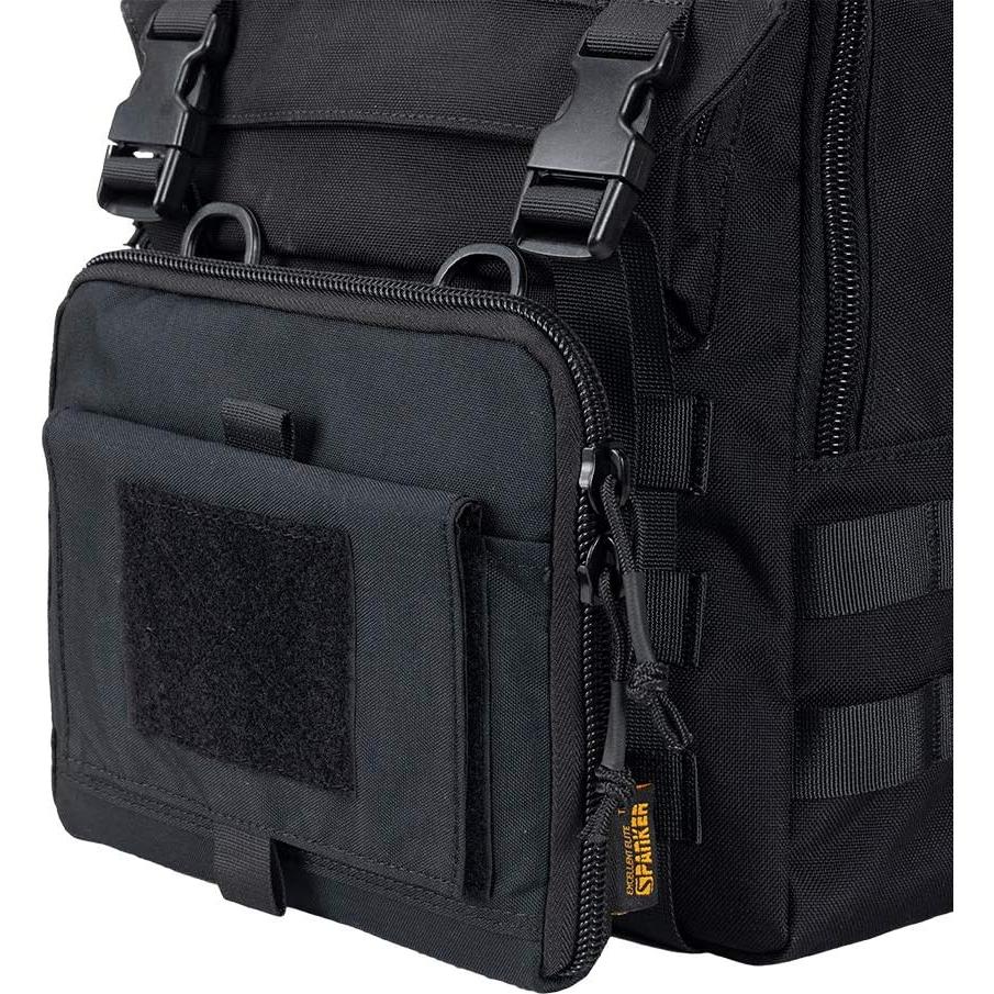 Bolsa Táctica Molle EDC EXCELENTE ELITE SPANKER Negra 23x19x2.6cm