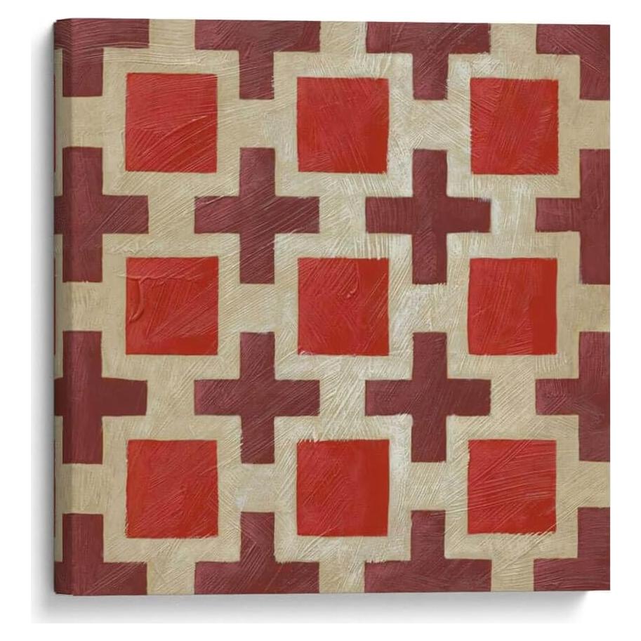 Lienzo Decorativo Canvas Lab Simetría Brillante IX 20x20 cm