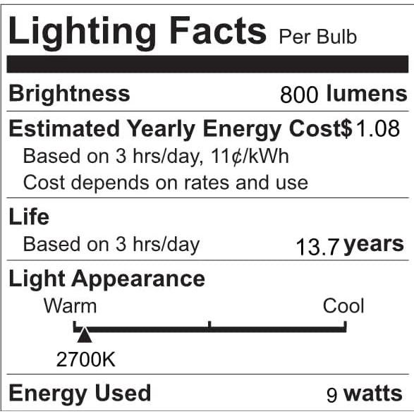 Bombillas Inteligentes Govee H6008, RGBWW, 800 Lúmenes, Paquete de 2