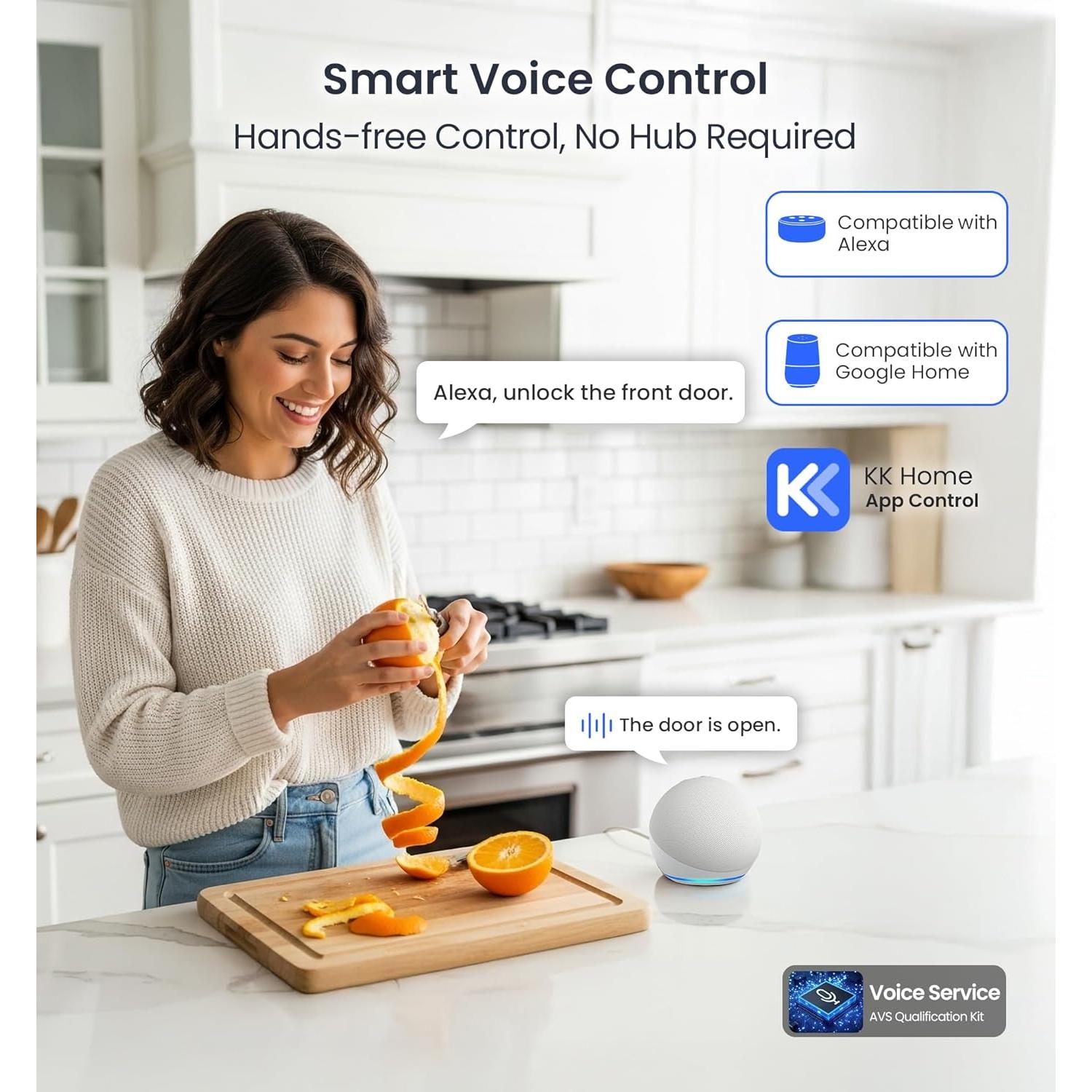 Cerradura Inteligente Veise VE027 Wi-Fi Biométrica IP65