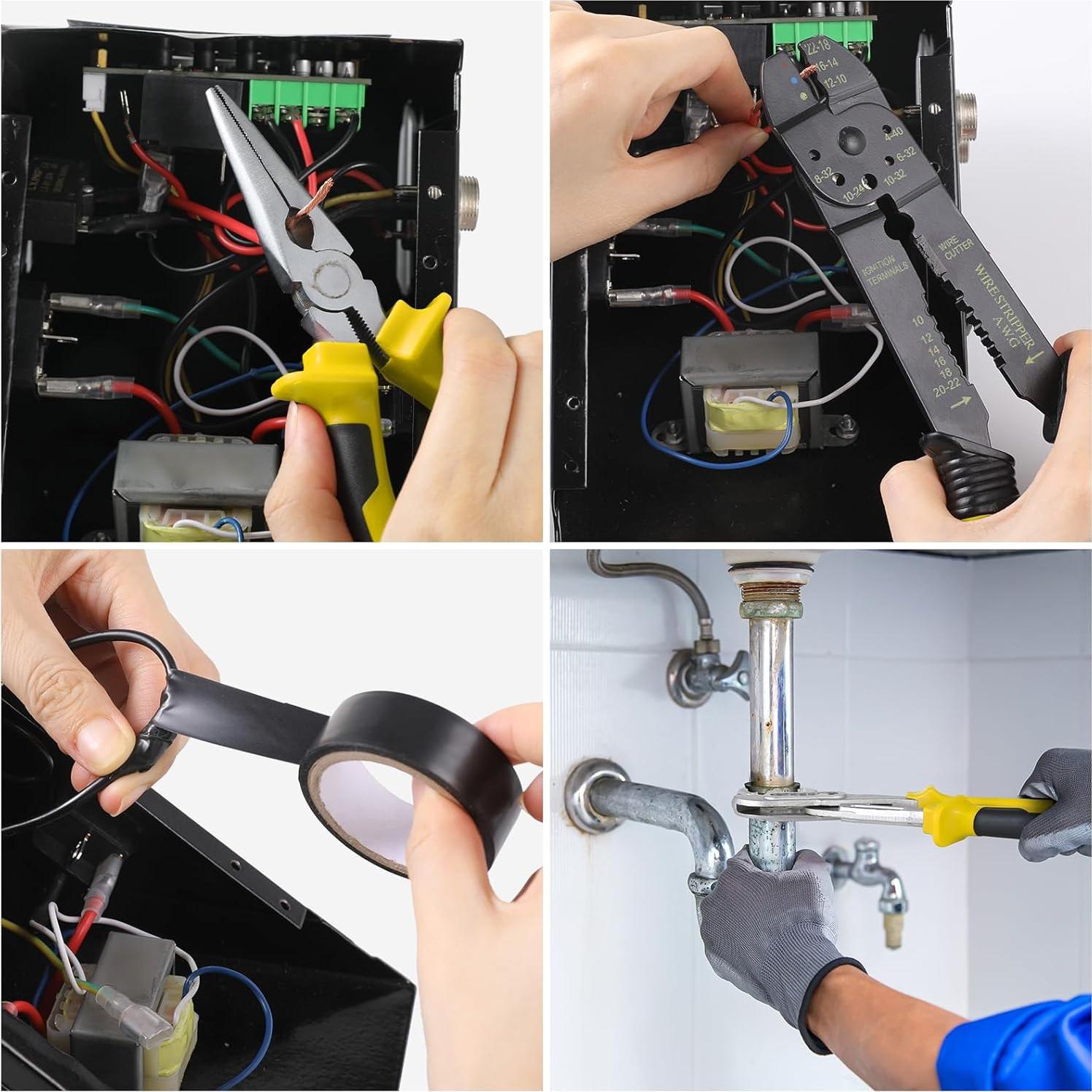 Kit de Herramientas TLGREEN 218 Piezas Portátil para Mecánicos