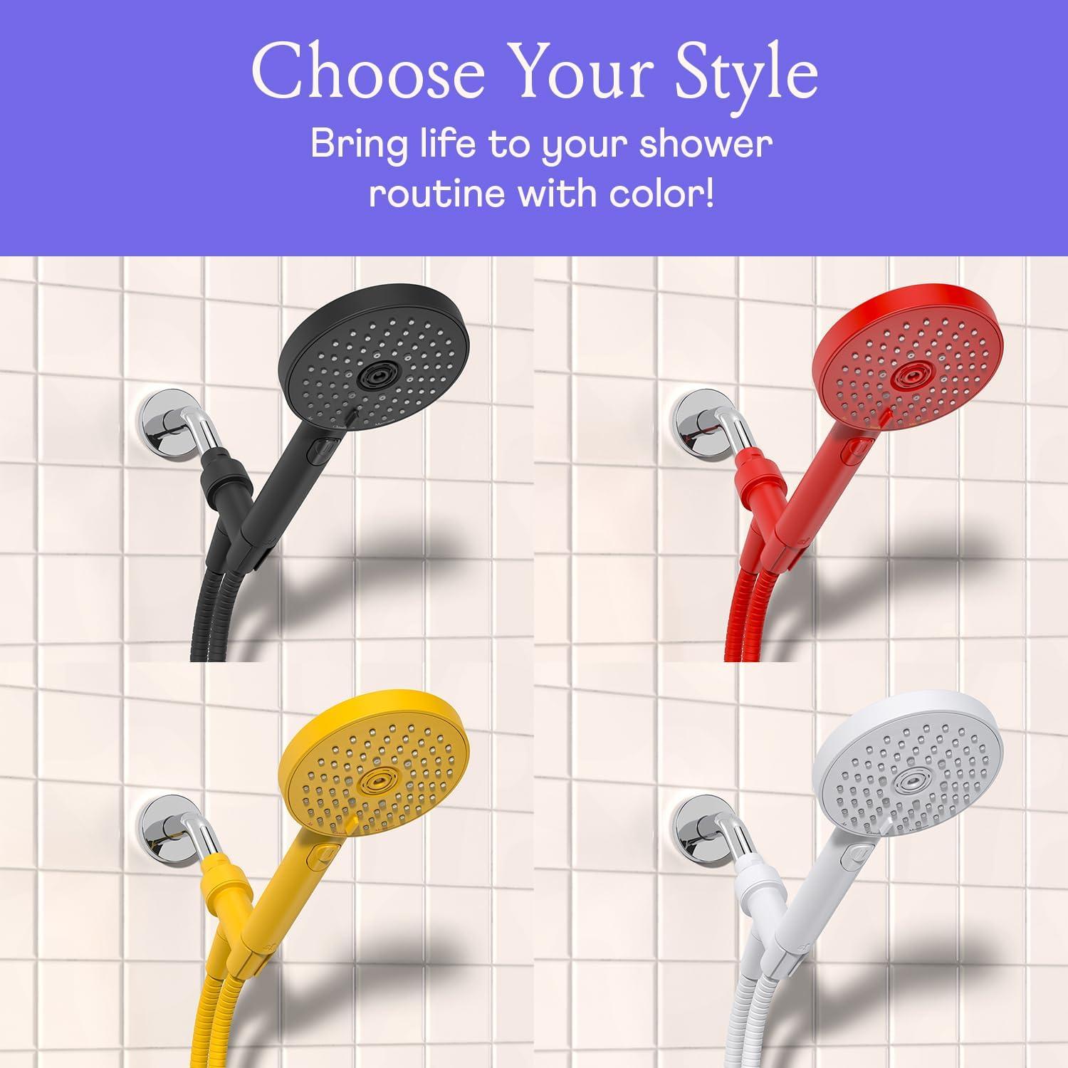 Ducha de Mano Sproos! Alta Presión 3 Funciones Negro 177.8 cm