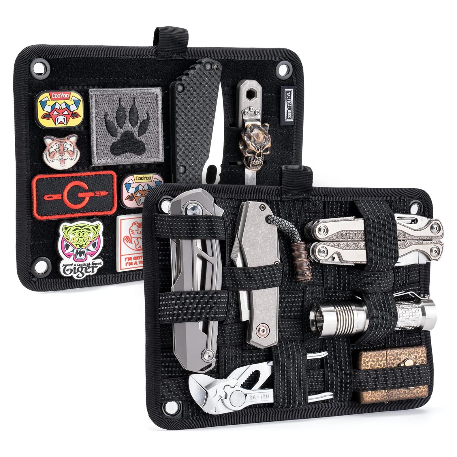 Tablero Organizador TCM Negro - Nylon Antideslizante 21.5x16.4cm