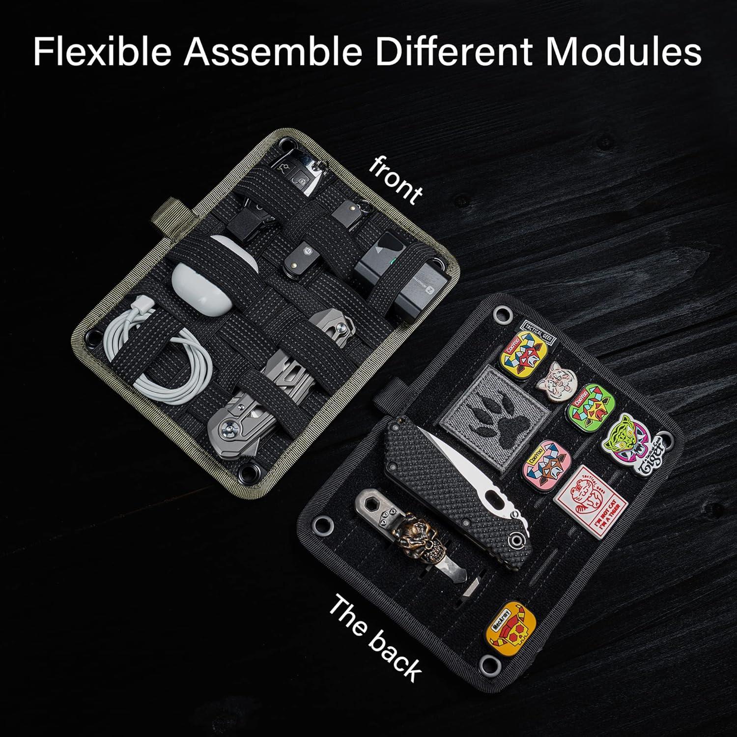 Tablero Organizador TCM Negro - Nylon Antideslizante 21.5x16.4cm