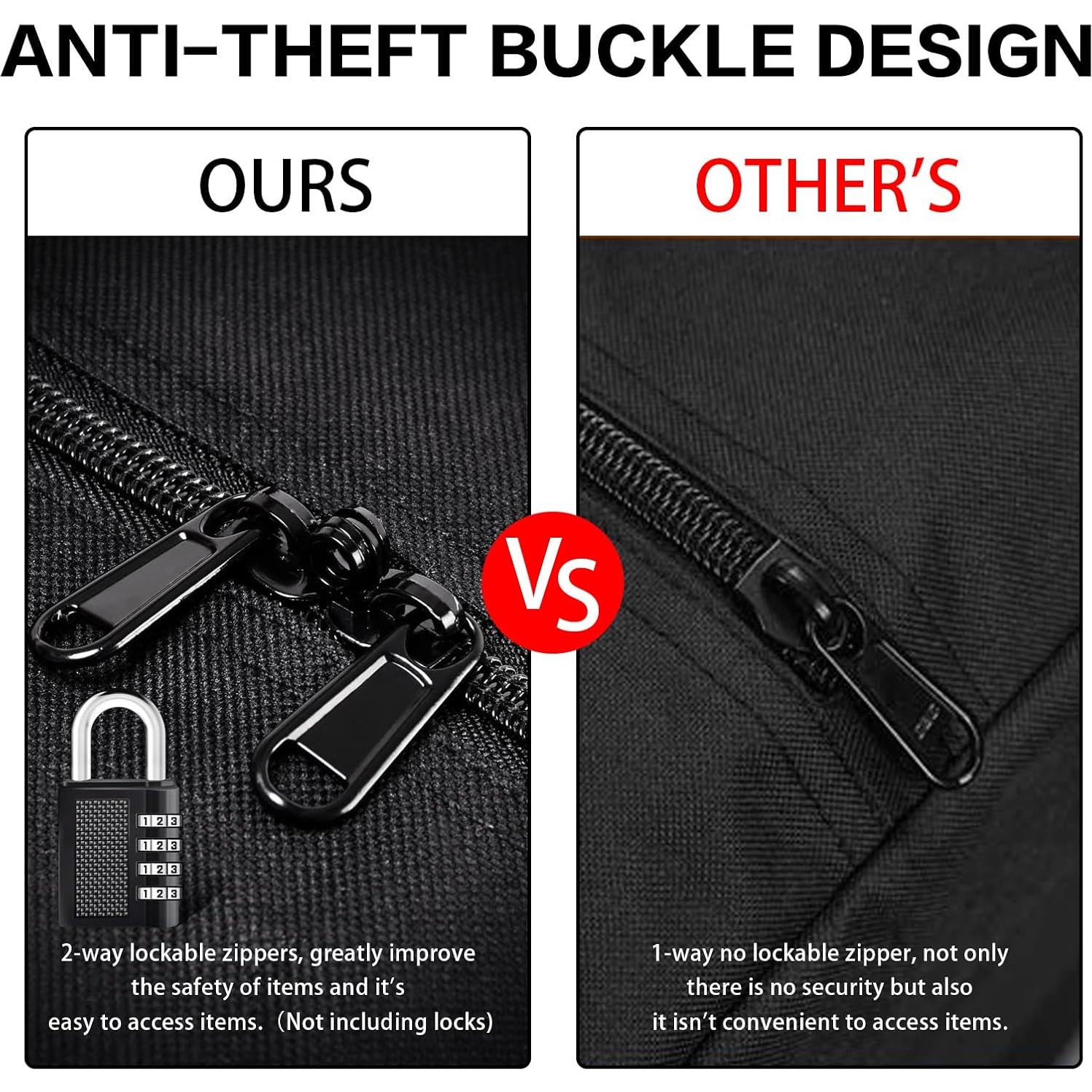 Bolsa de viaje Urbanstand 116 cm impermeable 125 L negra