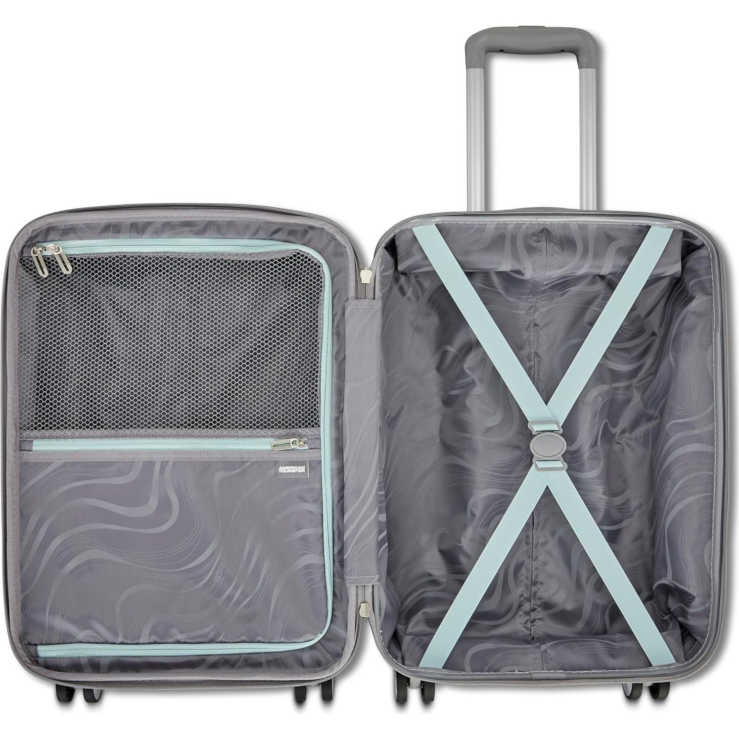 Maleta Dura Expandible American Tourister Moonlight 2 Piezas
