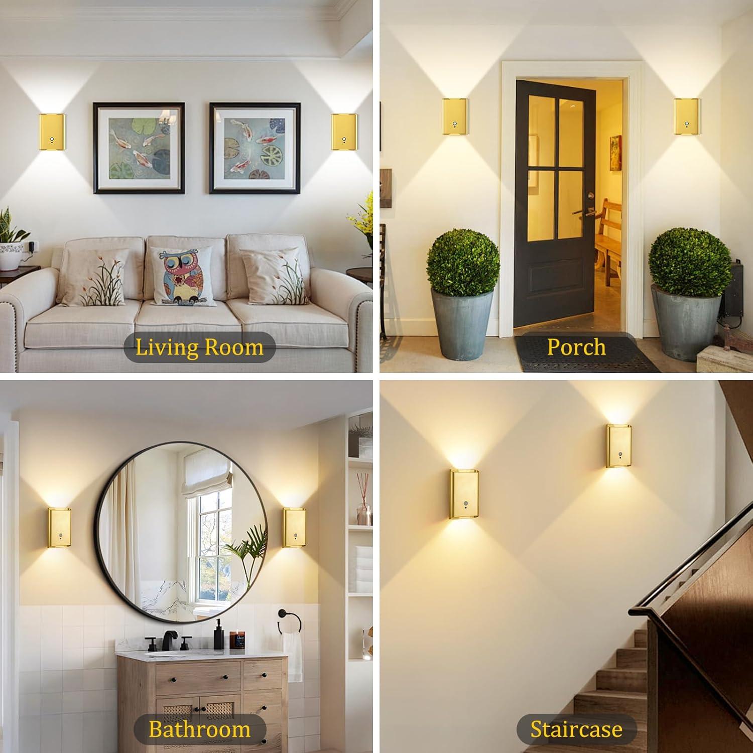 Luz de Aplique de Pared Eneru con Sensor de Movimiento 5000mAh