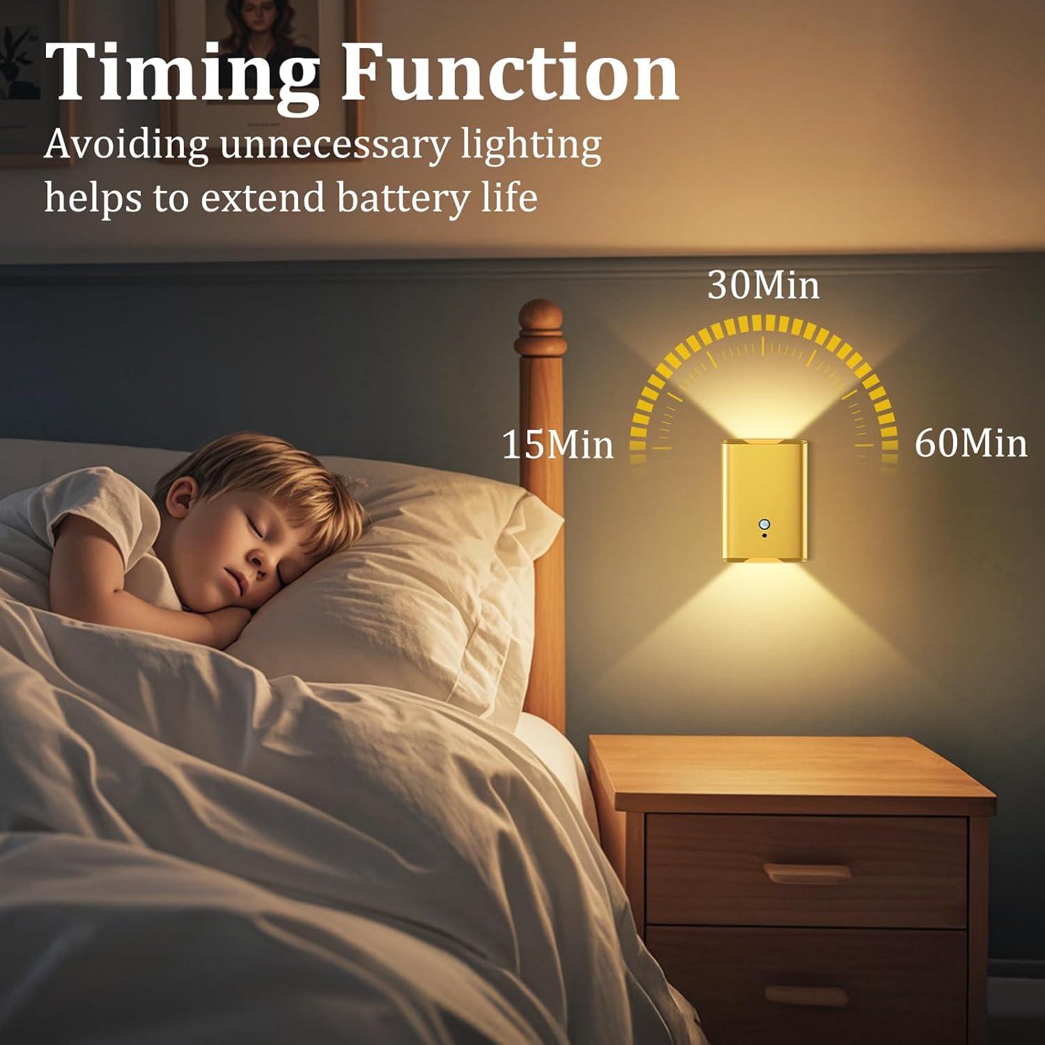 Luz de Aplique de Pared Eneru con Sensor de Movimiento 5000mAh