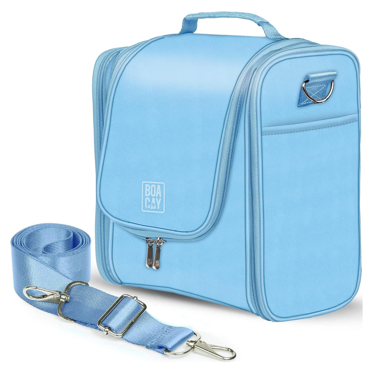 Bolsa de Aseo Colgante Extra Grande BOACAY Azul Bebé