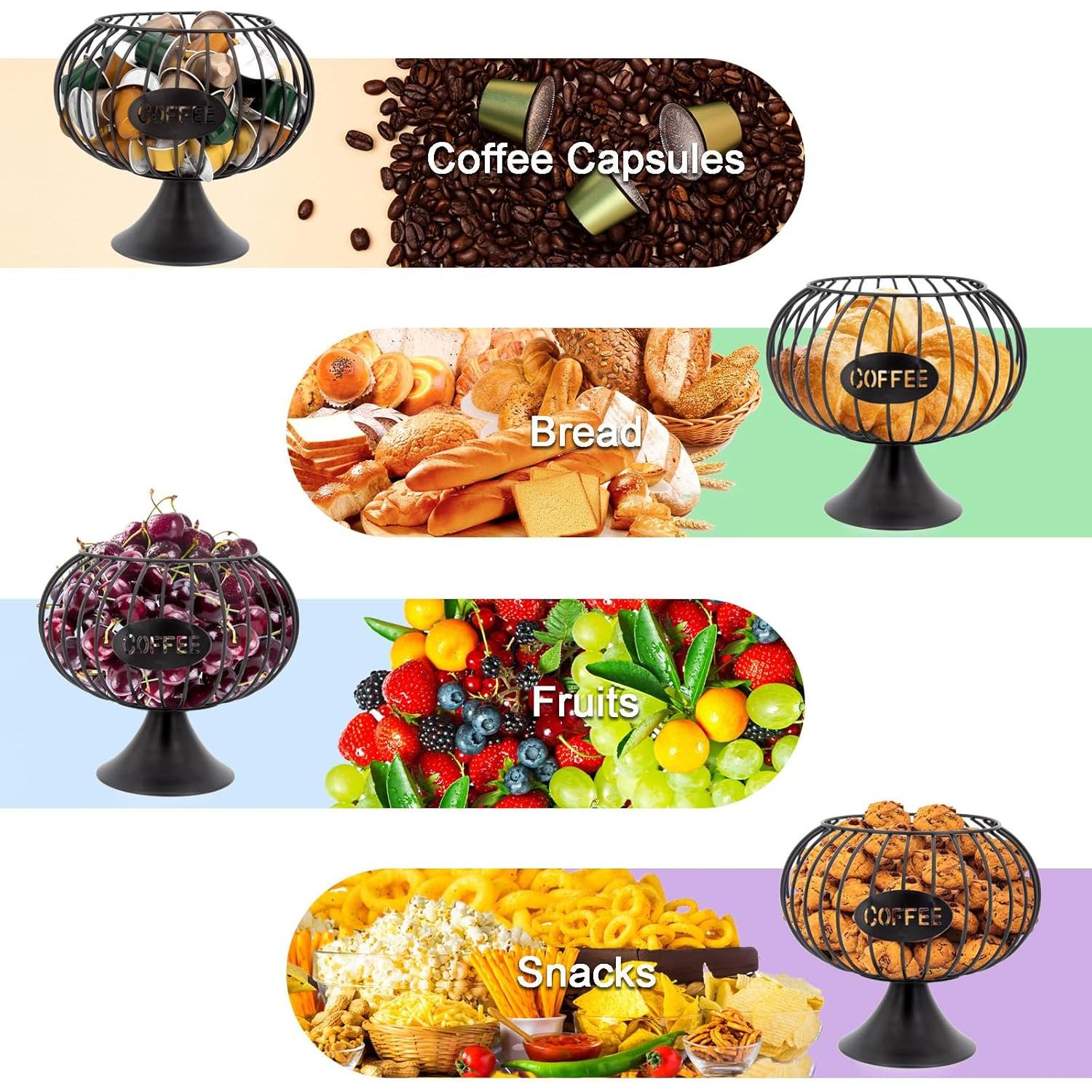 Organizador de Cápsulas de Café Bokelai Grande Negro