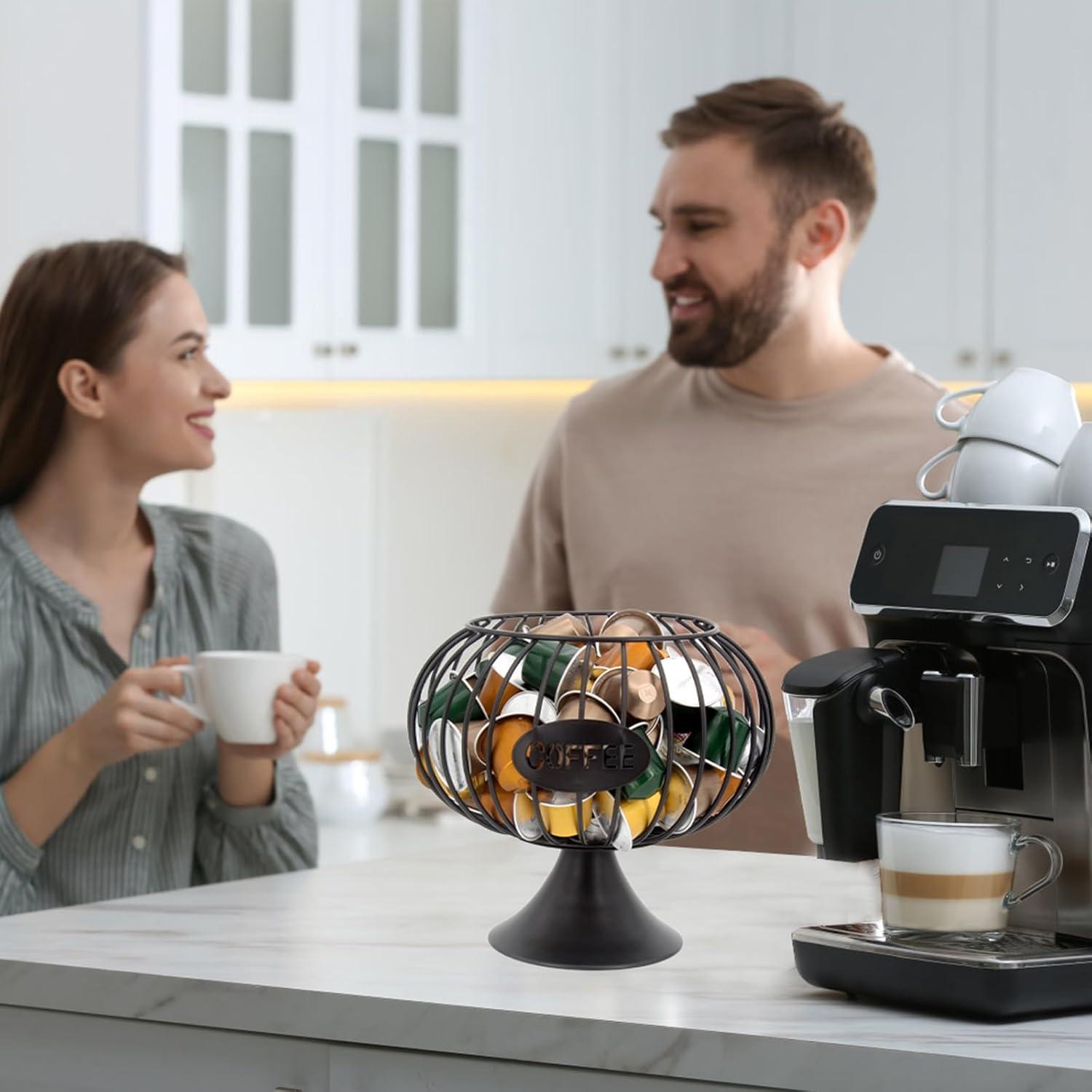 Organizador de Cápsulas de Café Bokelai Grande Negro