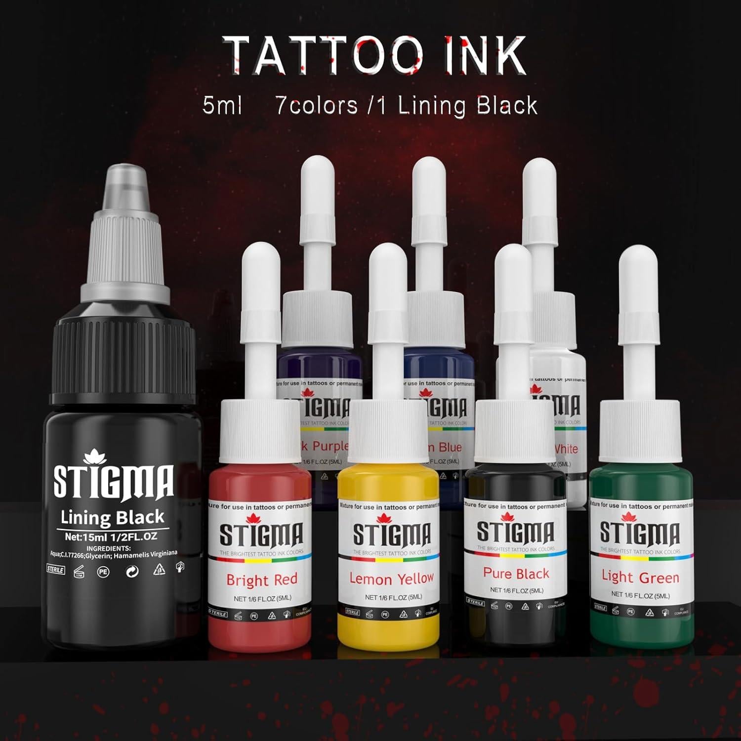 Kit de Tatuaje Inalámbrico STIGMA 2025 con Batería 1400 mAh