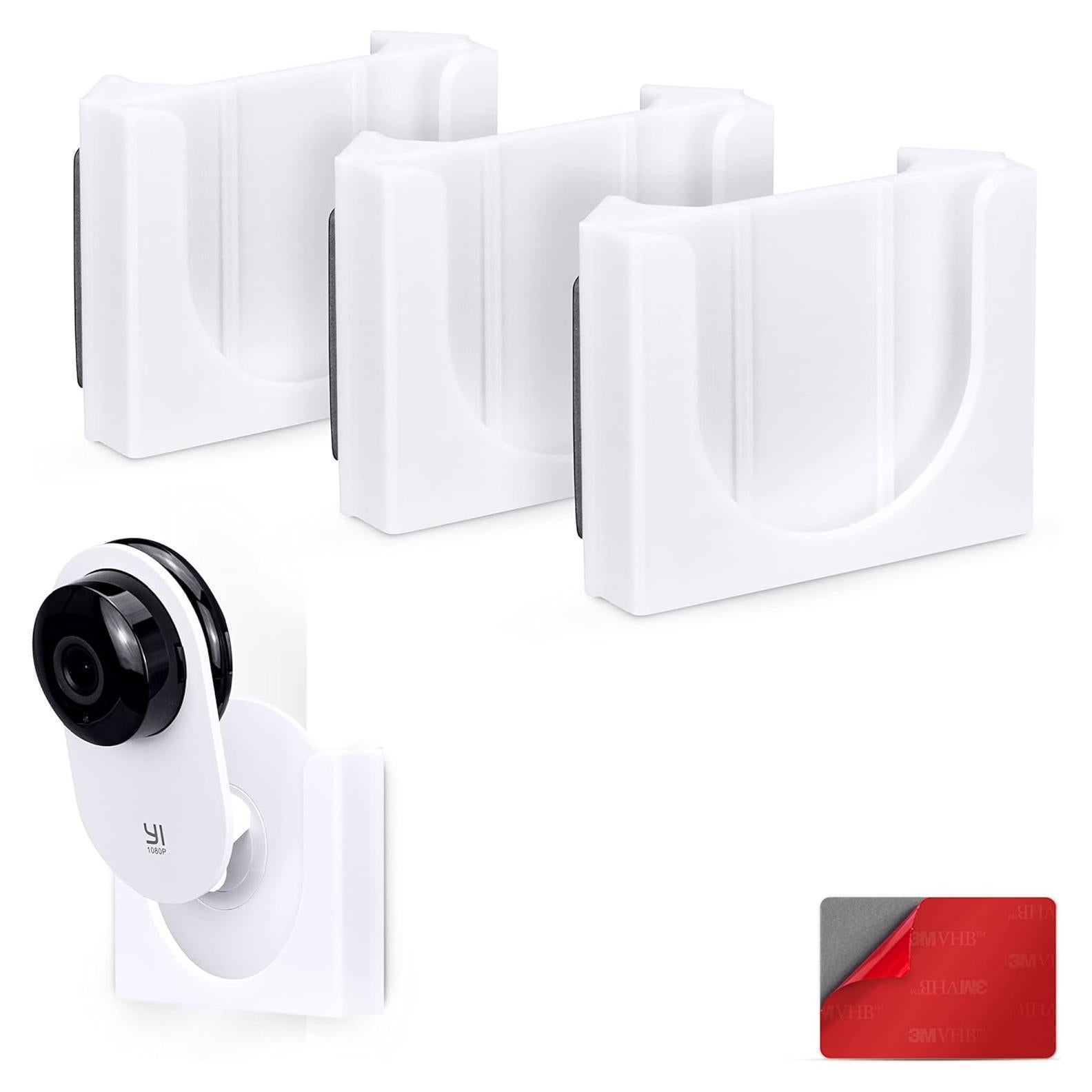 Soporte de pared en esquina Brainwavz para cámara YI Home - 3 unidades
