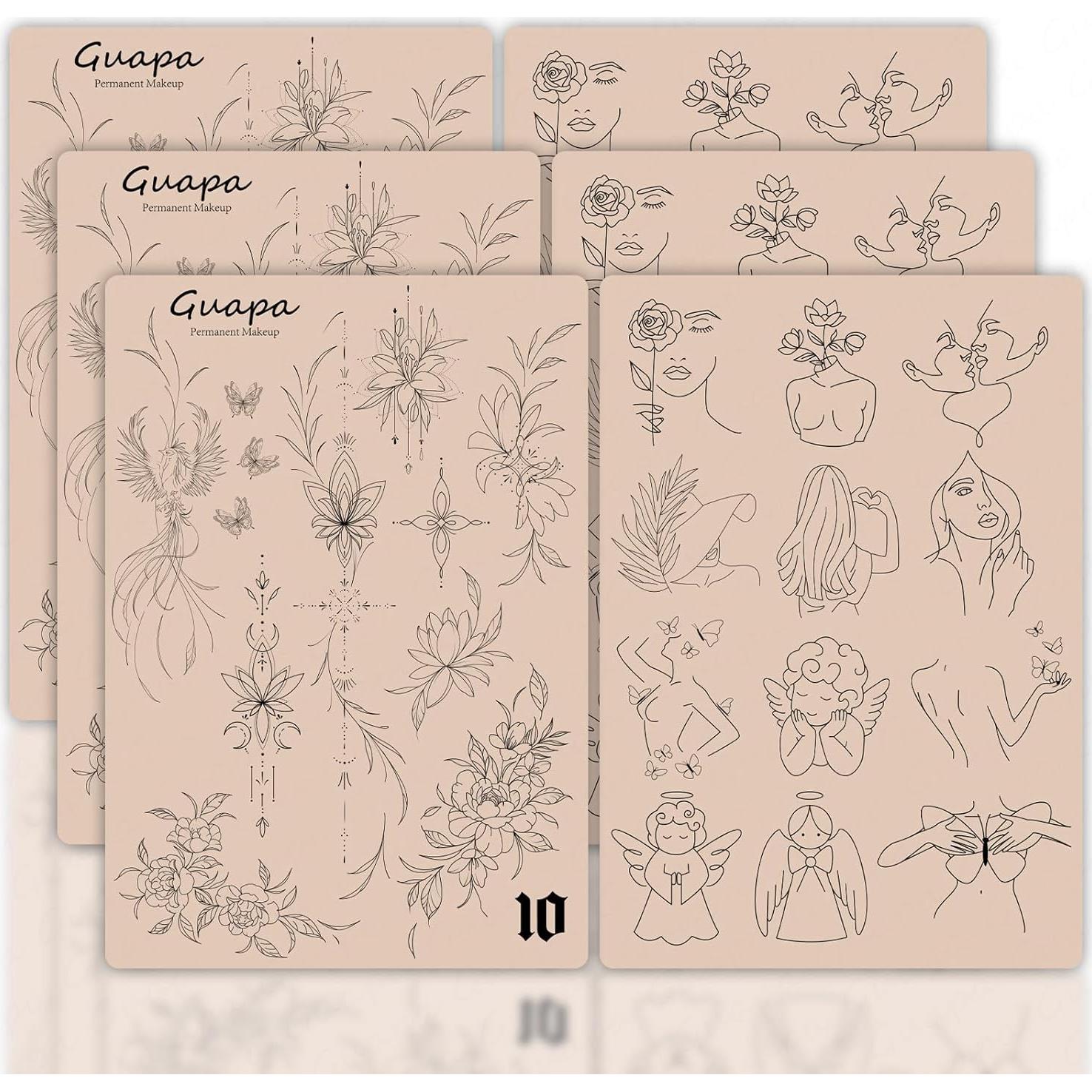 Piel de Práctica para Tatuajes Guapa Madre e Hijo 22x15cm