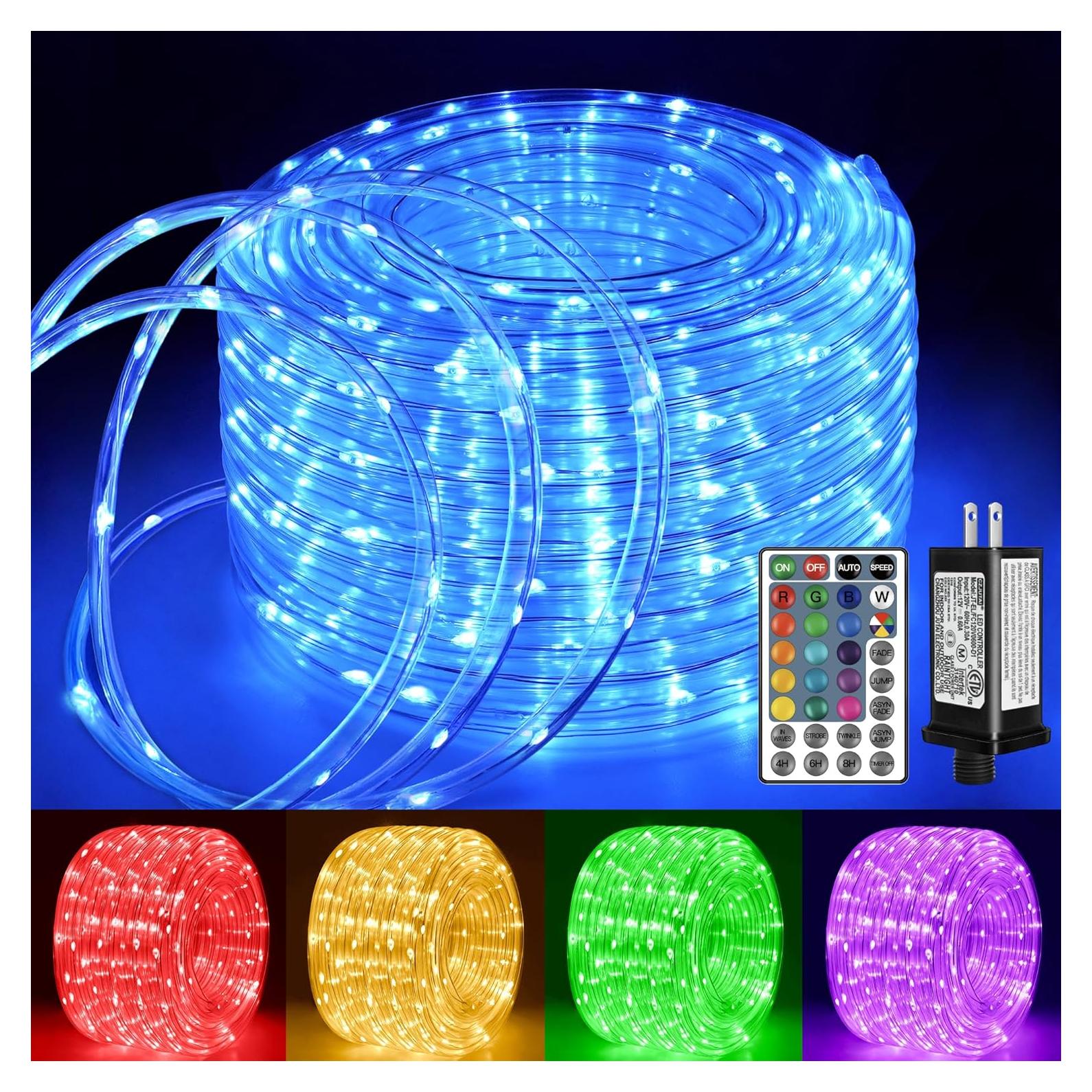 Luces de Cuerda Ollny 10M 100 LED Multicolores Impermeables