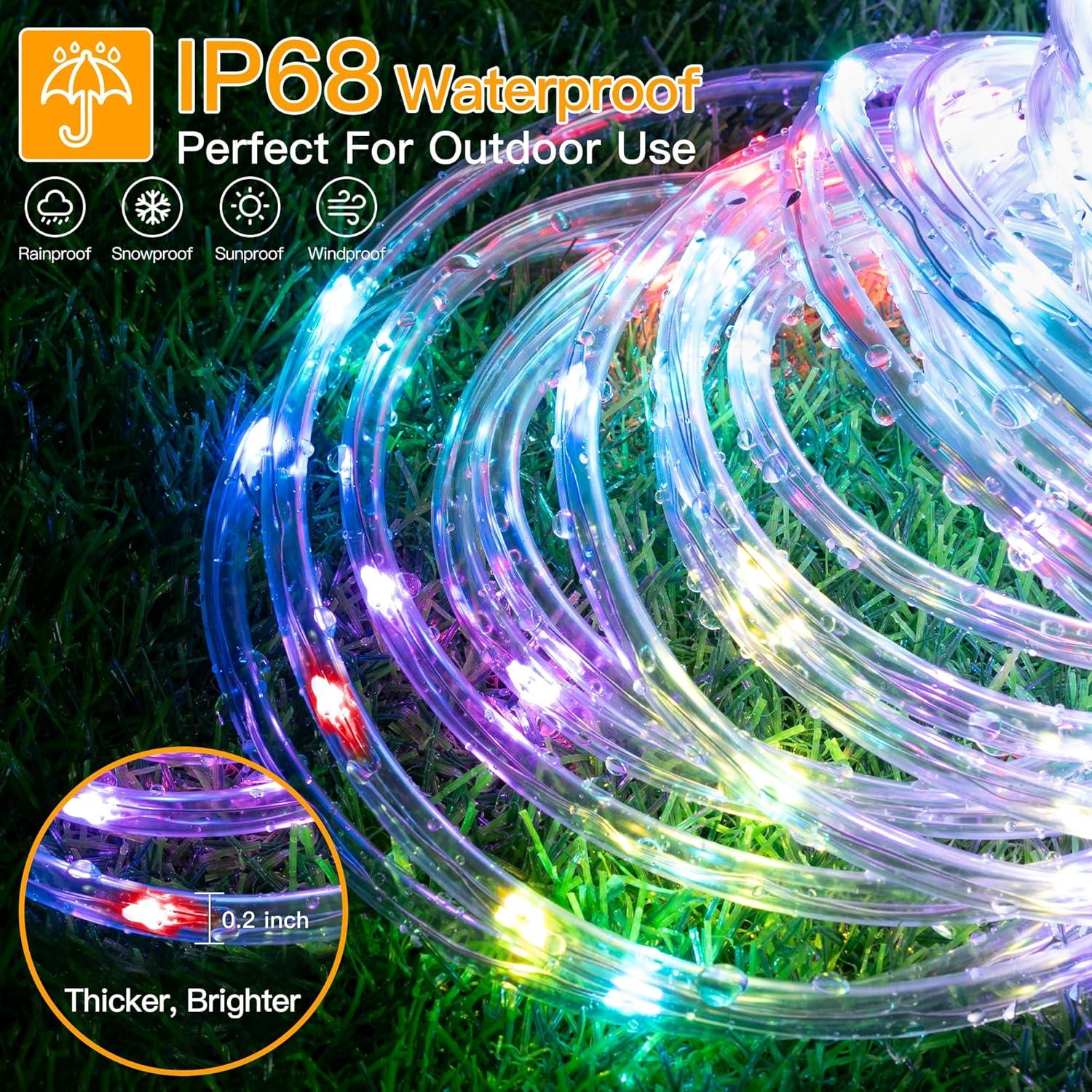 Luces de Cuerda Ollny 10M 100 LED Multicolores Impermeables