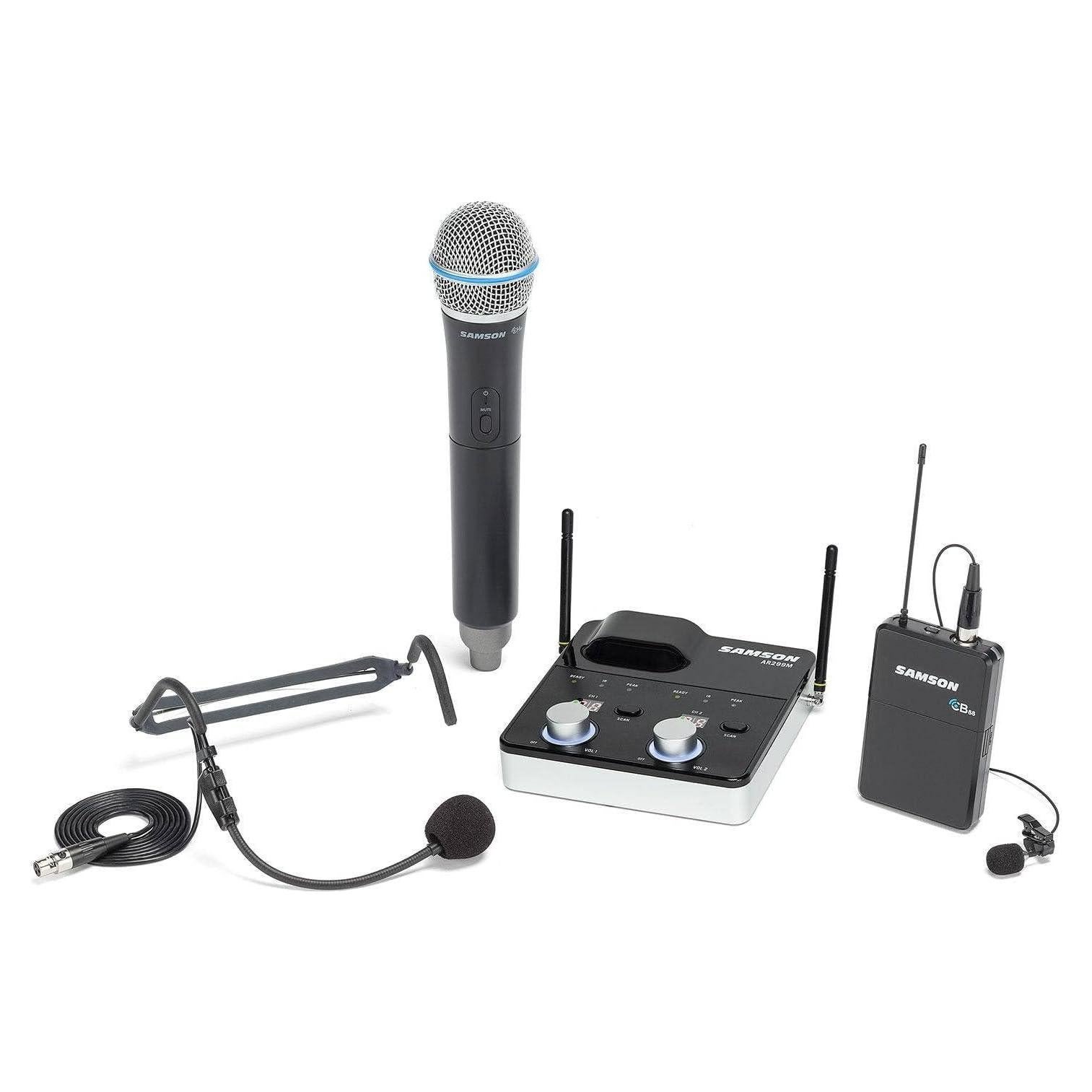 Sistema Inalámbrico Dual-Canal Samson Concert 288m