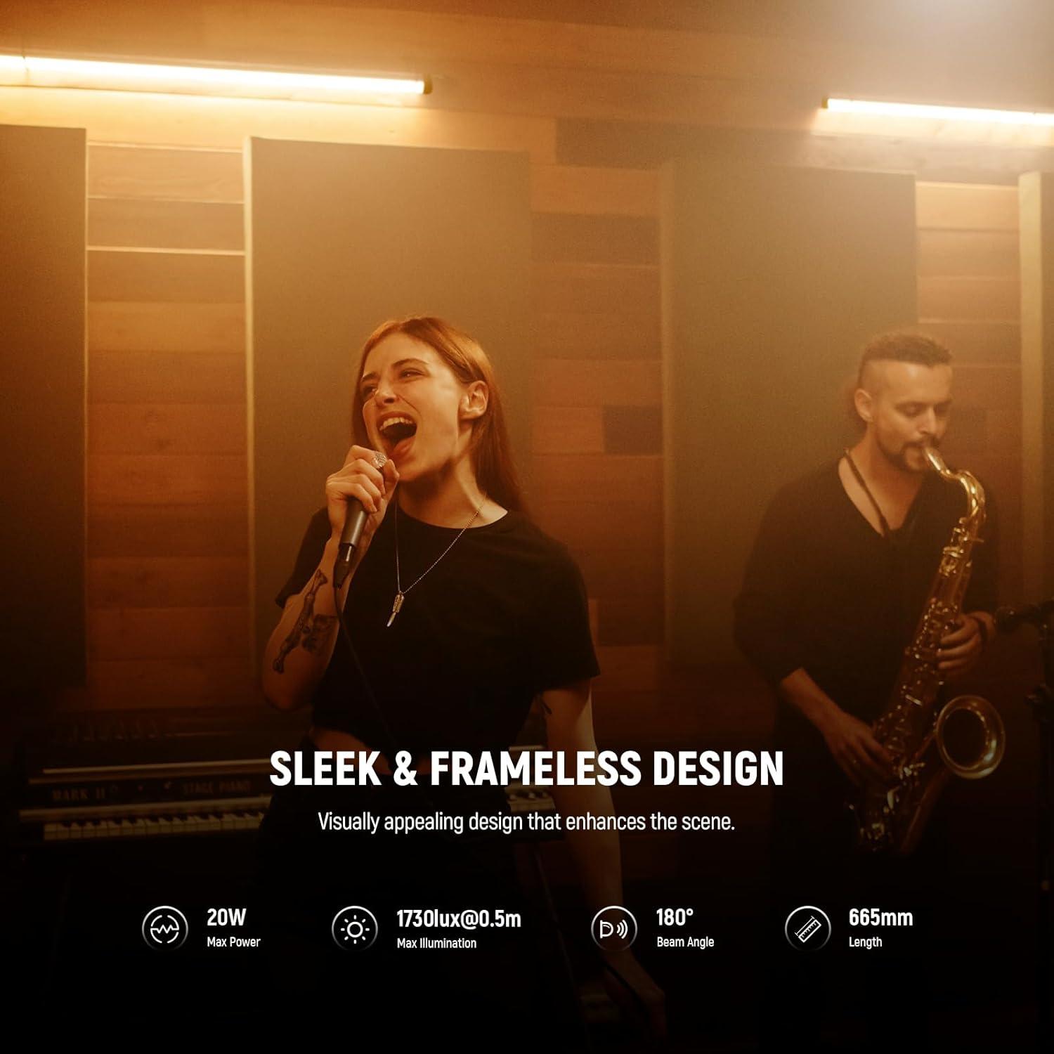 Kit de Luz LED Portátil NEEWER BH20B Regulable 3200K-5600K