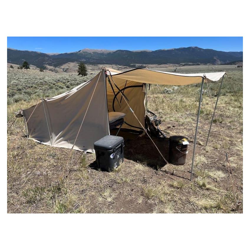 Carpa de Camping Davis Tent 100% Algodón 2 Personas Impermeable