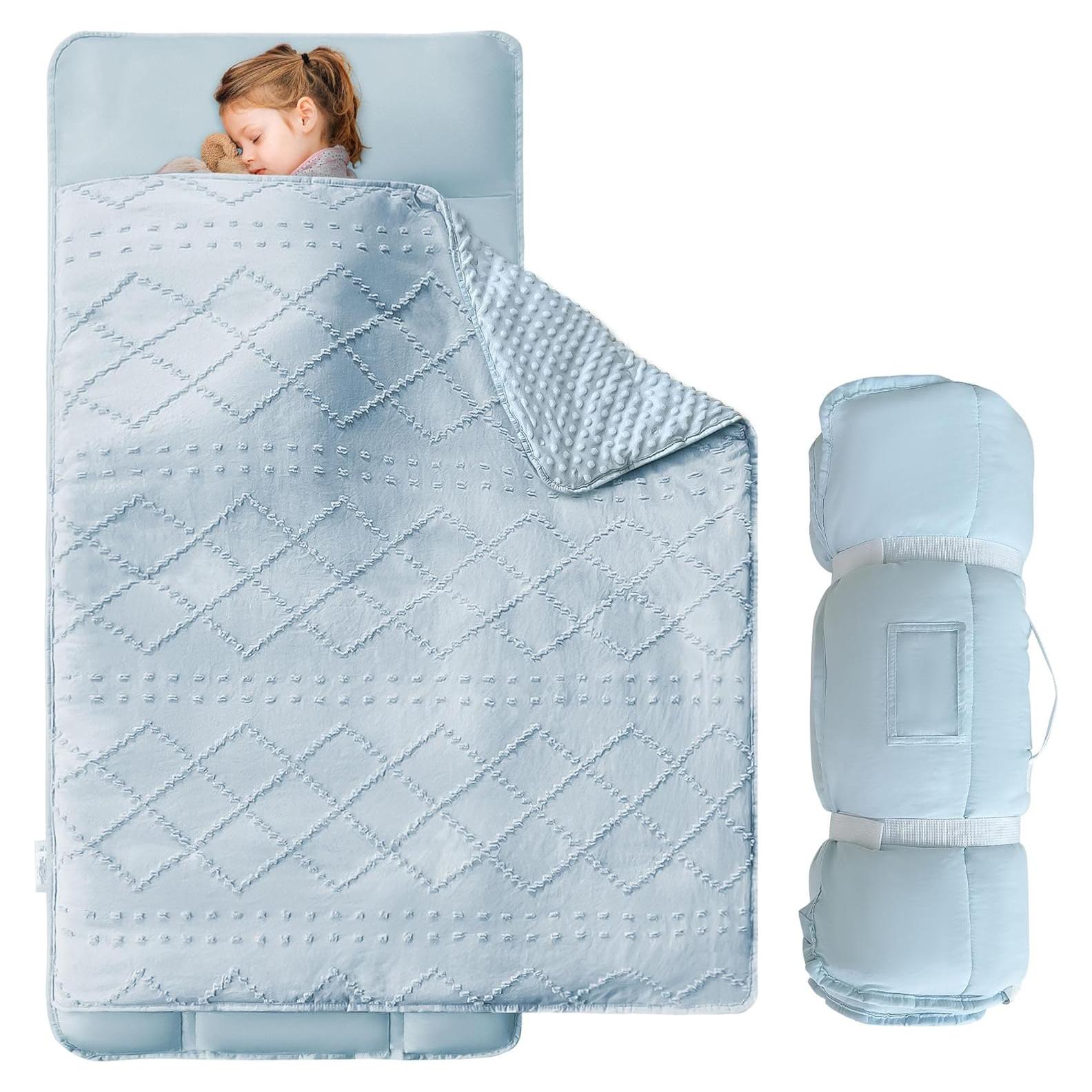 Mats de Siesta VIVILINEN Azul 140x58 cm con Almohada