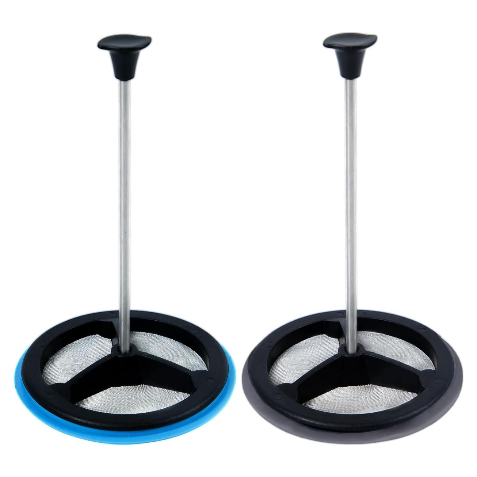 Juego de 2 Prensas Francesas de Silicona ziHenryDa 16cm