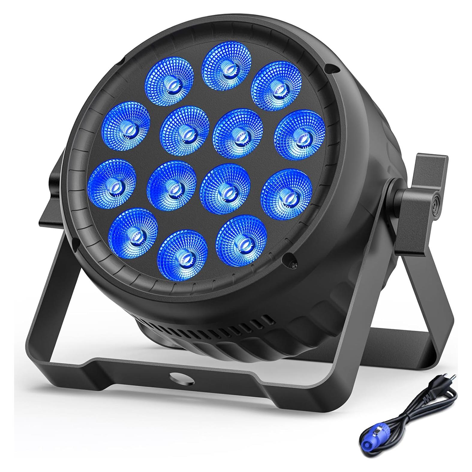 Luz Par LED RGBW 14X18W DMX512 para Escenario y Eventos